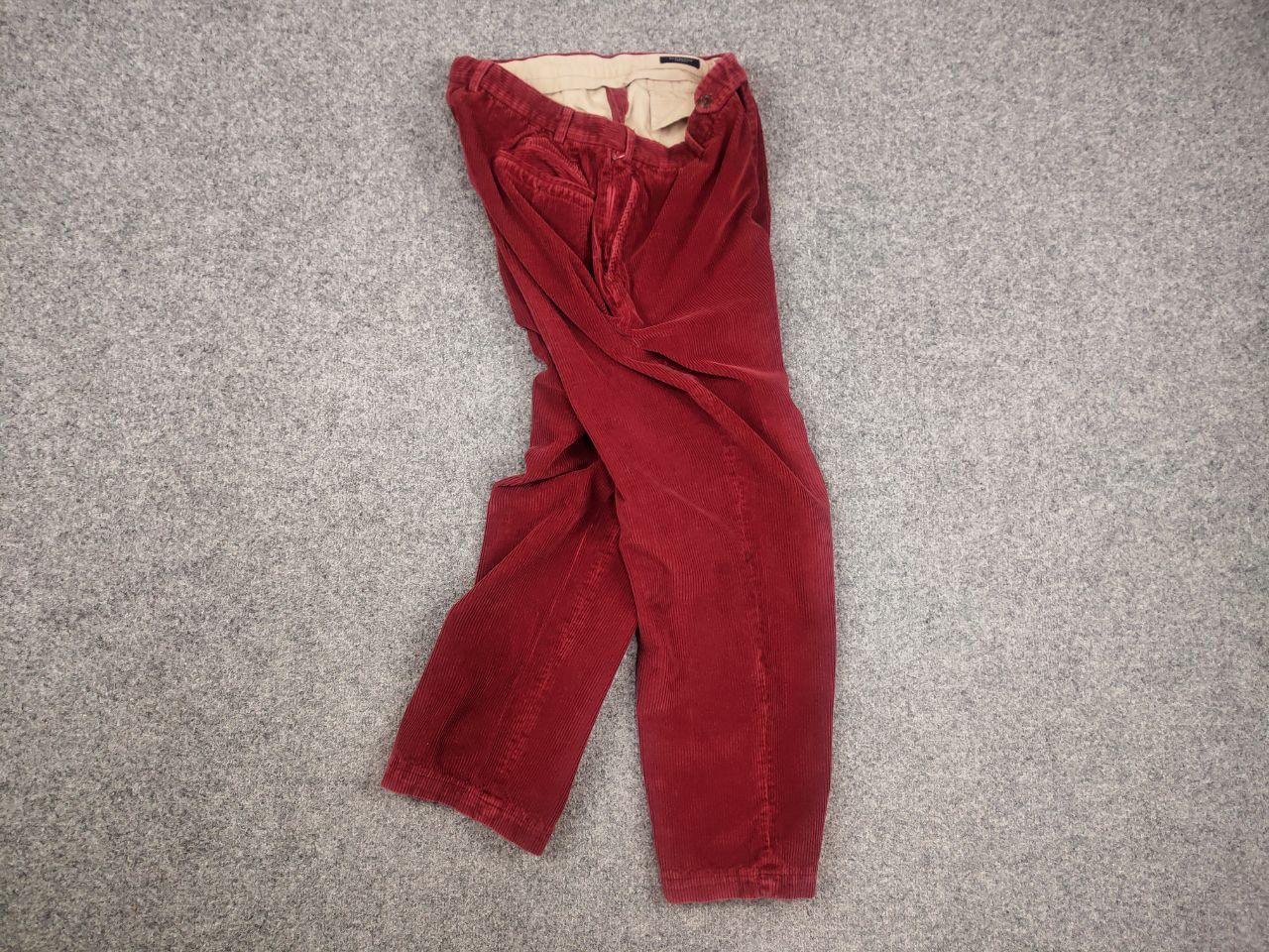 Burberry Burberry London Vintage Corduroy Dark Red Trouser Pants Size US 34 / EU 50 - 13 Thumbnail