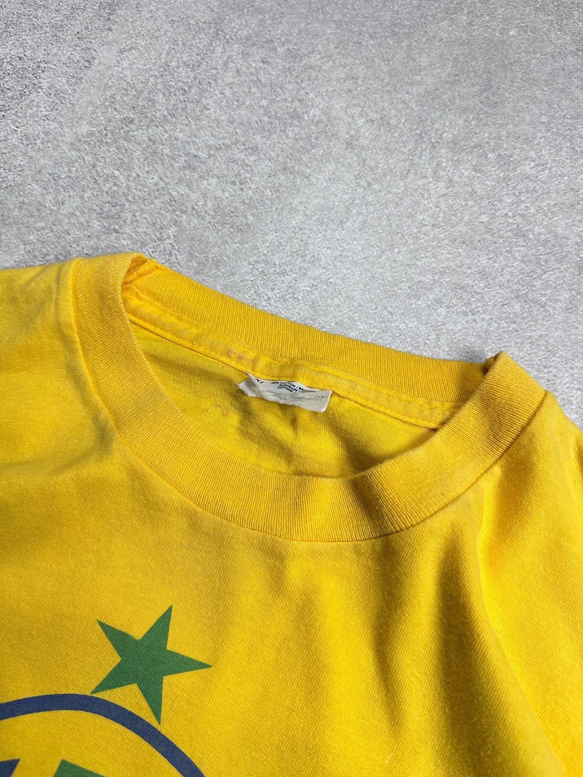 Vintage Vintage 90s Brasil Juninho 25 Boxy T-shirt XL Size US XL / EU 56 / 4 - 4 Thumbnail