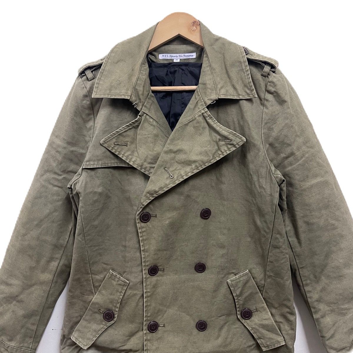 If Six Was Nine HVC international army design khaki trenchcoat Size US M / EU 48-50 / 2 - 4 Thumbnail