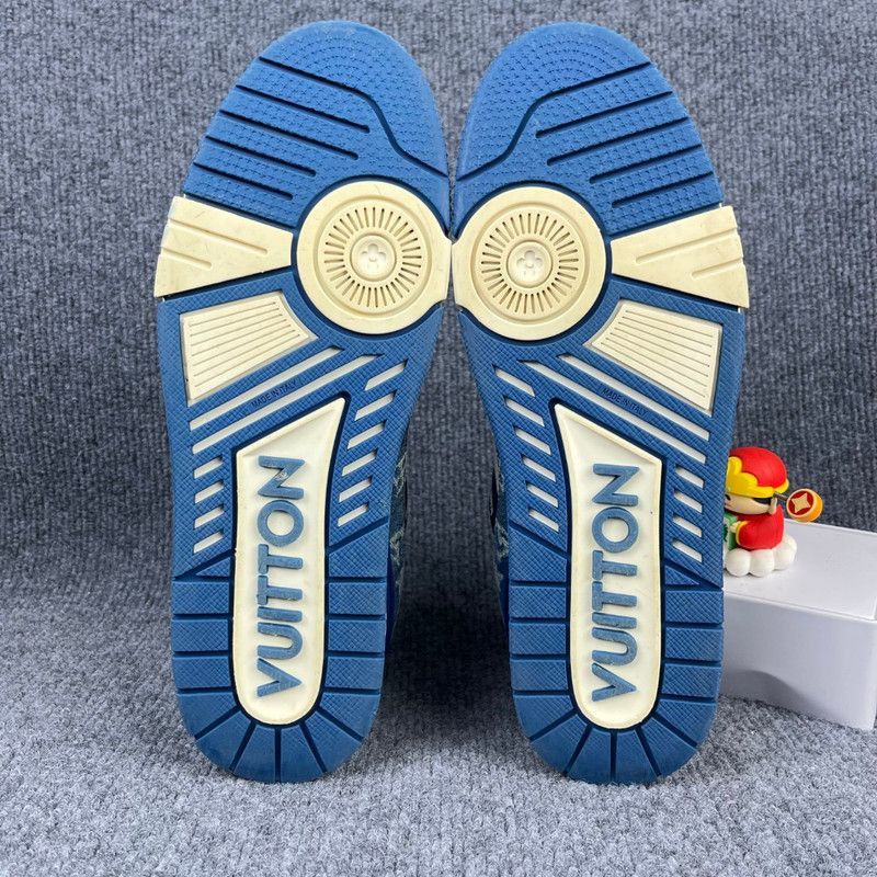 Louis Vuitton Louis Vuitton Denim Trainer Fashion Sneakers -2508 Size US 9.5 / IT 39.5 - 4 Thumbnail