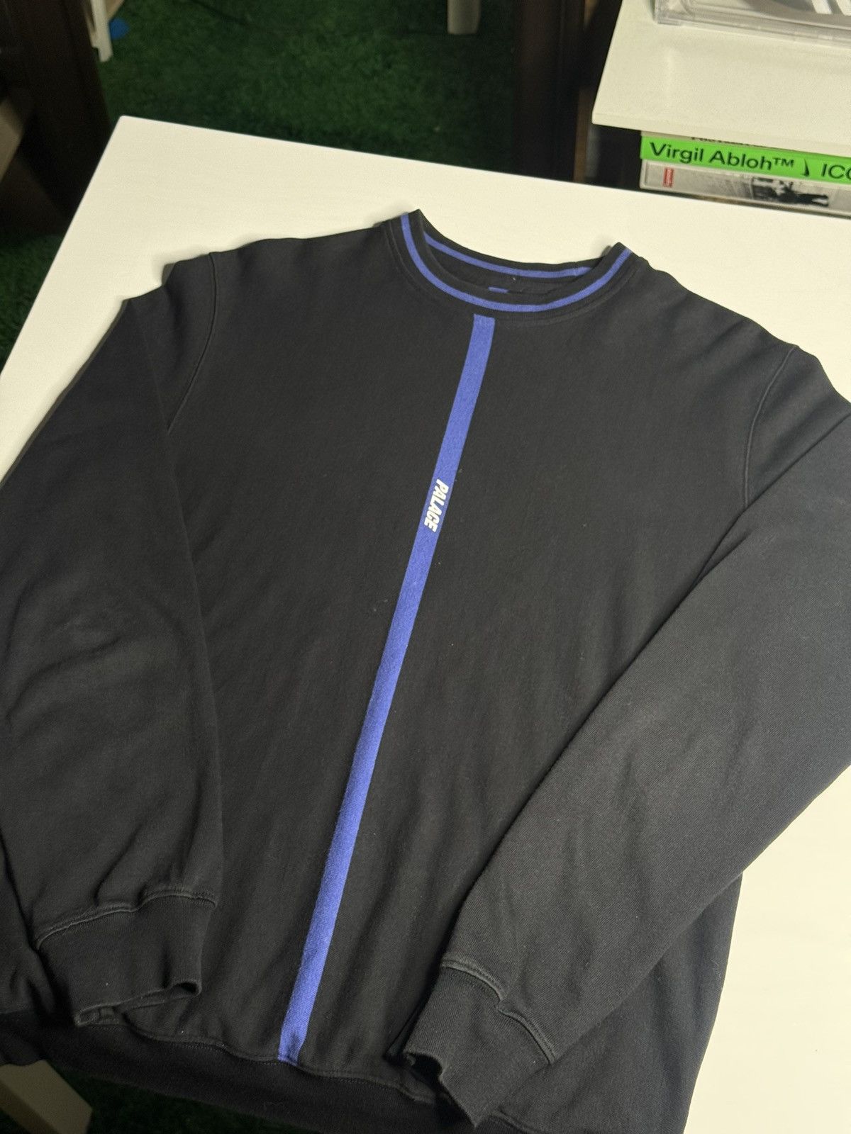 Palace Palace Vertical Logo Knit L/S Tee “Black” [L] PREOWNED Size US L / EU 52-54 / 3 - 1 Thumbnail