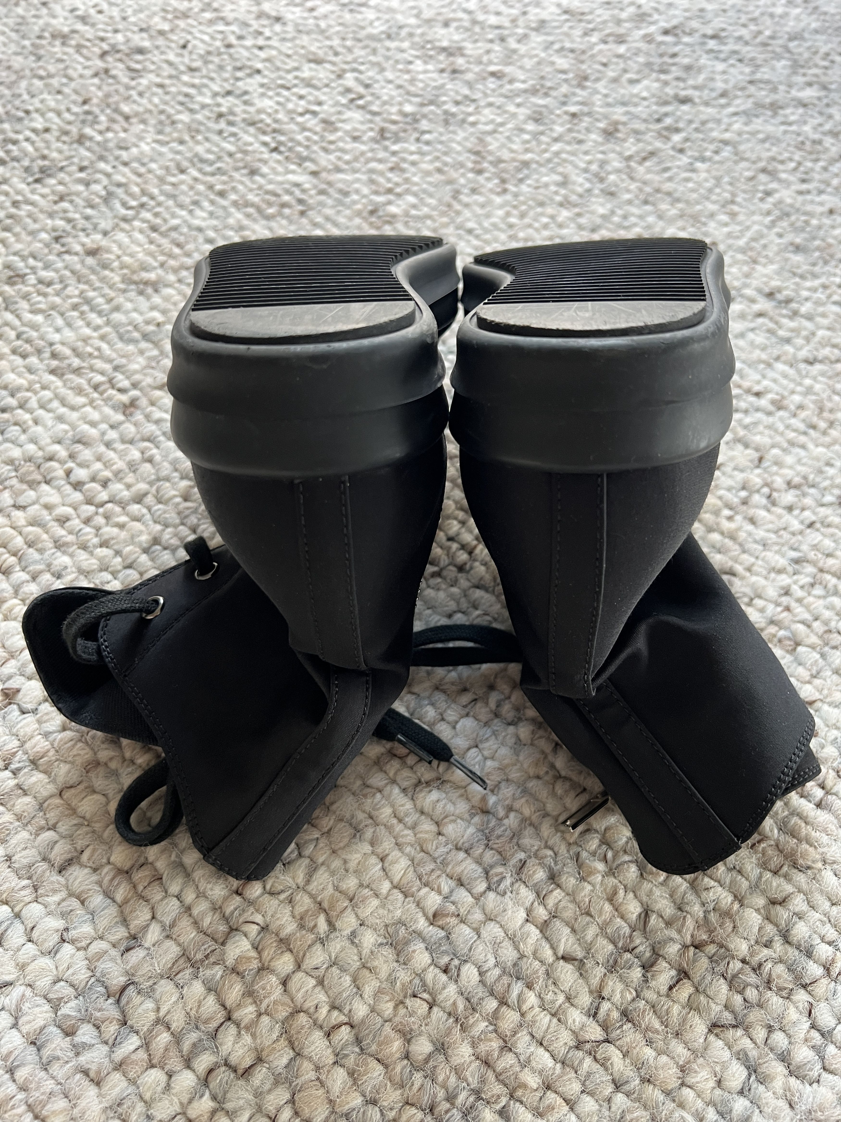 Rick Owens Drkshdw Rick Owens DRKSHDW all black Ramones Size US 7 / EU 40 - 4 Thumbnail