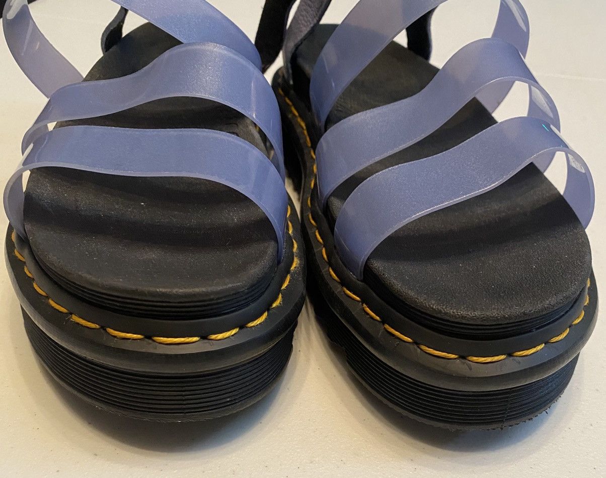 Dr. Martens Dr. Martens Blaire Jelly Sandals Zen Blue Glitter 10 US VGC Size US 10 / IT 40 - 5 Thumbnail