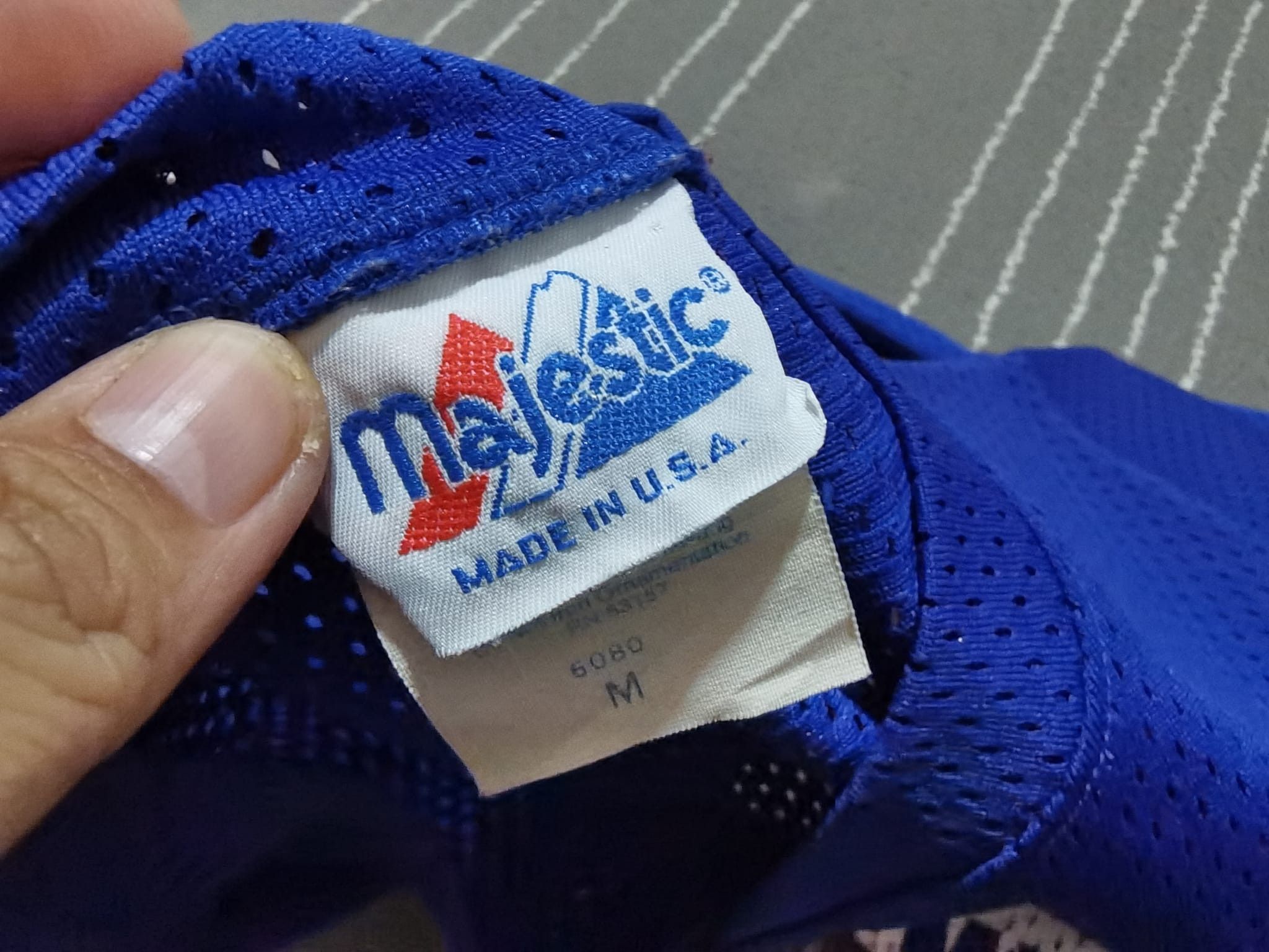 MLB × Majestic × Vintage Vintage Majestic Newberry USA baseball M 2129 Size US M / EU 48-50 / 2 - 6 Thumbnail