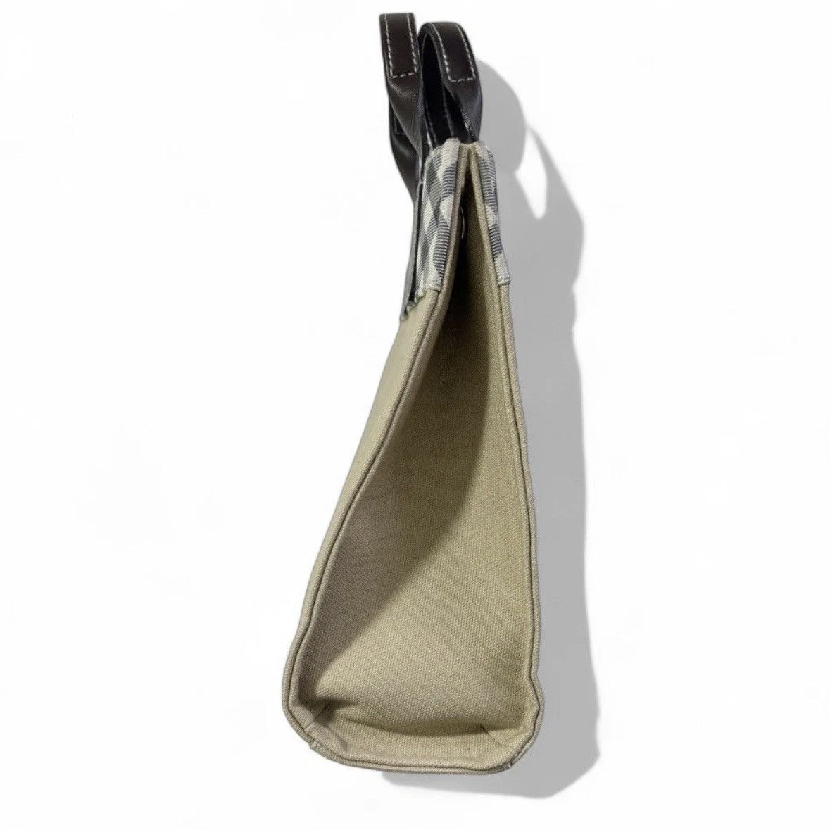 Burberry Burberry Blue Label Plaid Beige Canvas Tote Bag Size ONE SIZE - 3 Thumbnail