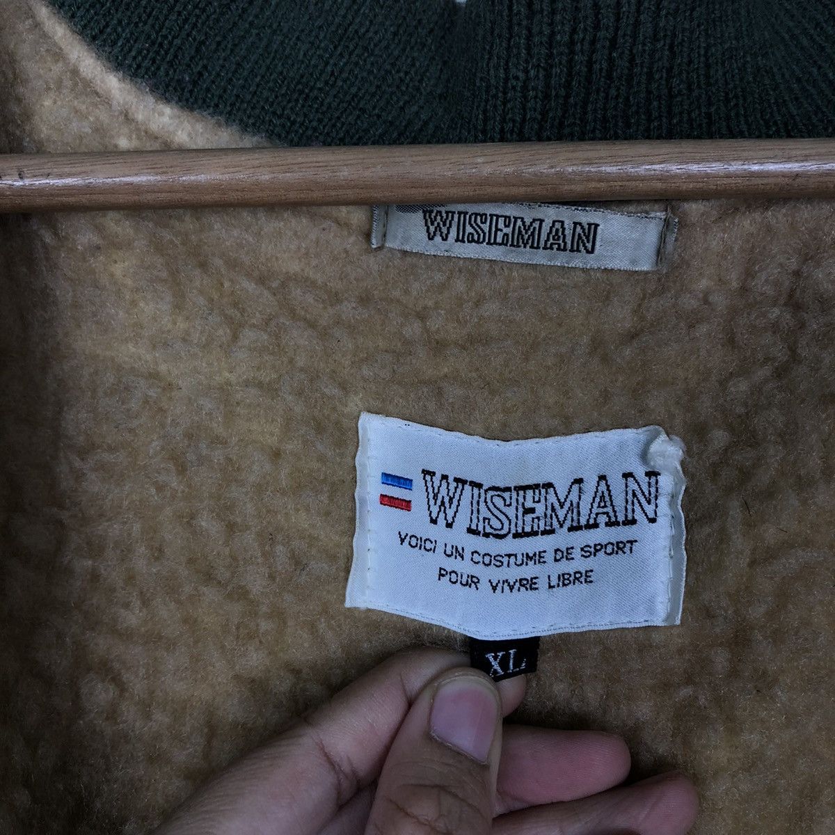 Japanese Brand 🔥Vintage Bomber Jacket Wiseman Military Design Issey Miyake Size US XL / EU 56 / 4 - 13 Thumbnail