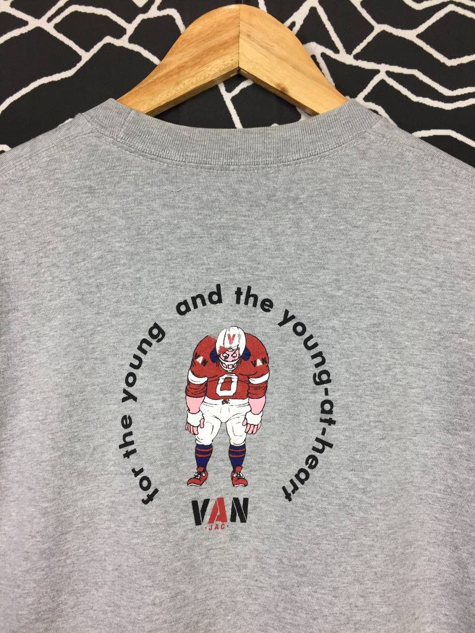 Japanese Brand × Van × Vintage VAN JAC Come On! Sportsman Spell Out Logo Tee Size US L / EU 52-54 / 3 - 3 Thumbnail