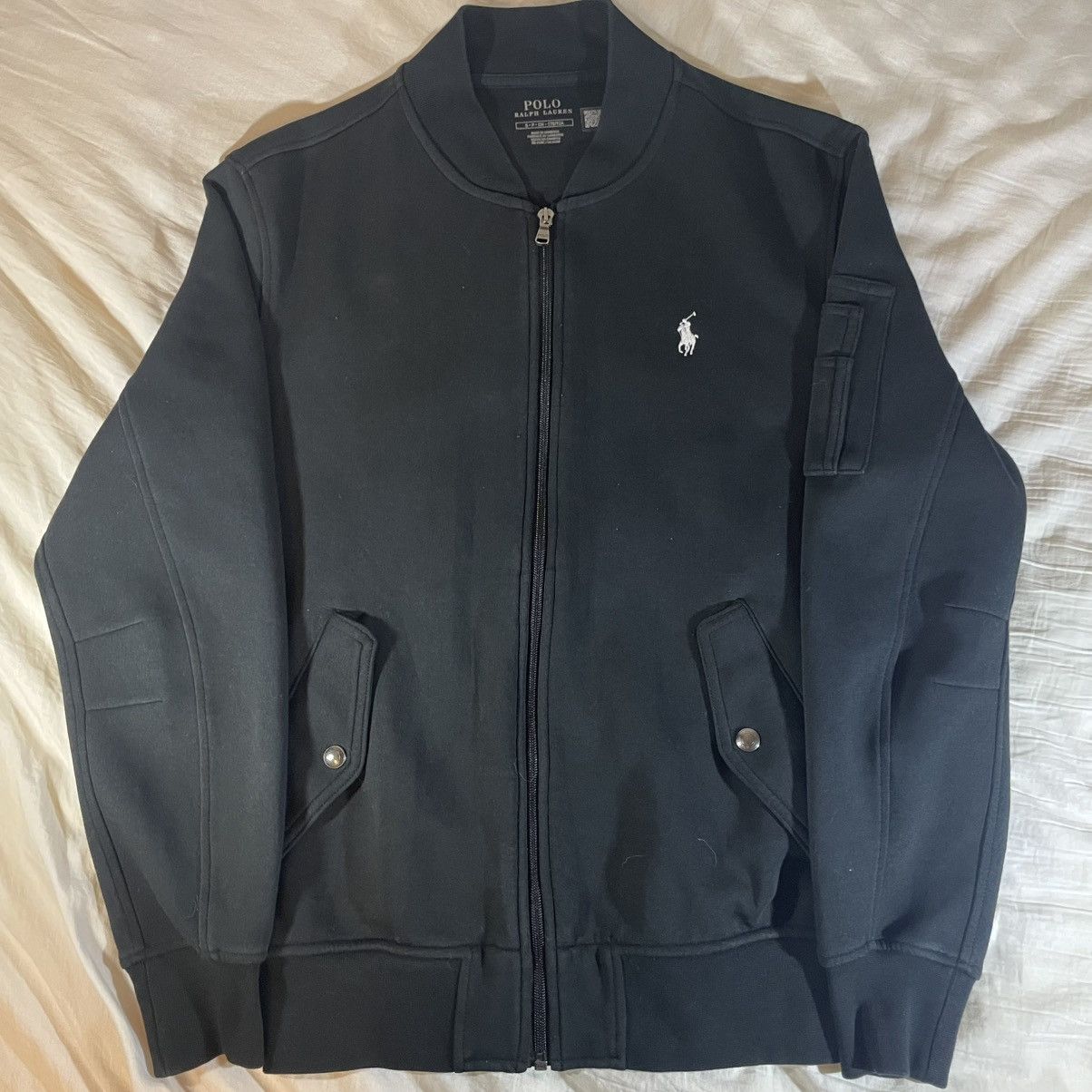 Polo Ralph Lauren Polo Ralph Lauren Double Knit Bomber Jacket Men’s Small Size US S / EU 44-46 / 1 - 1 Thumbnail