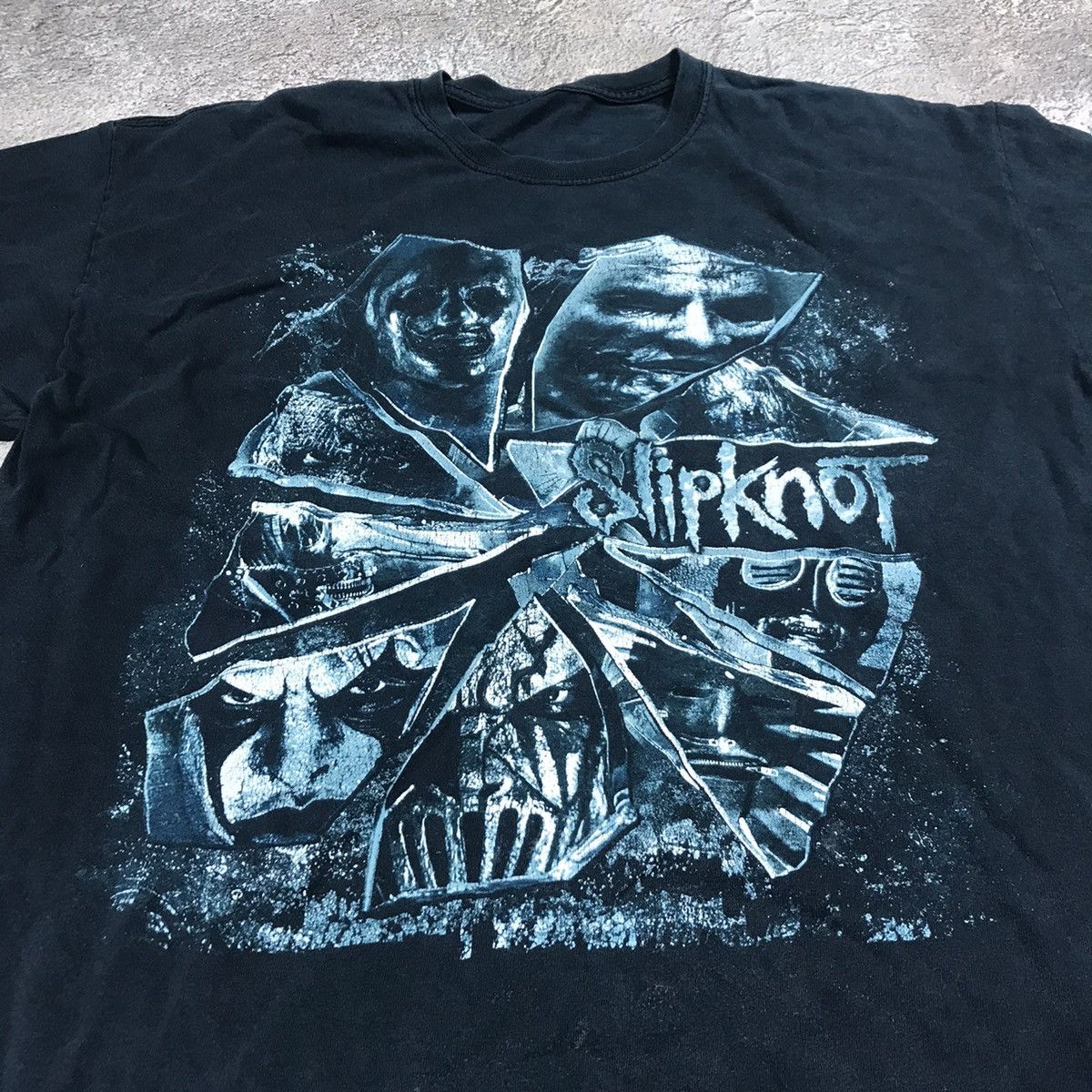 Vintage Vintage 90s Slipknot Band Tee Graphic Tee Grunge Cropped XL Size US XL / EU 56 / 4 - 2 Thumbnail