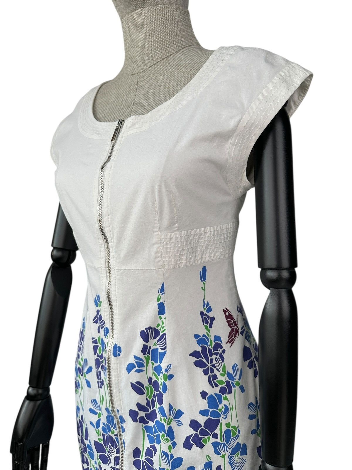 Karen Millen KAREN MILLEN Floral Print Zip Sheath Dress UK 12 Size M / US 6-8 / IT 42-44 - 5 Thumbnail
