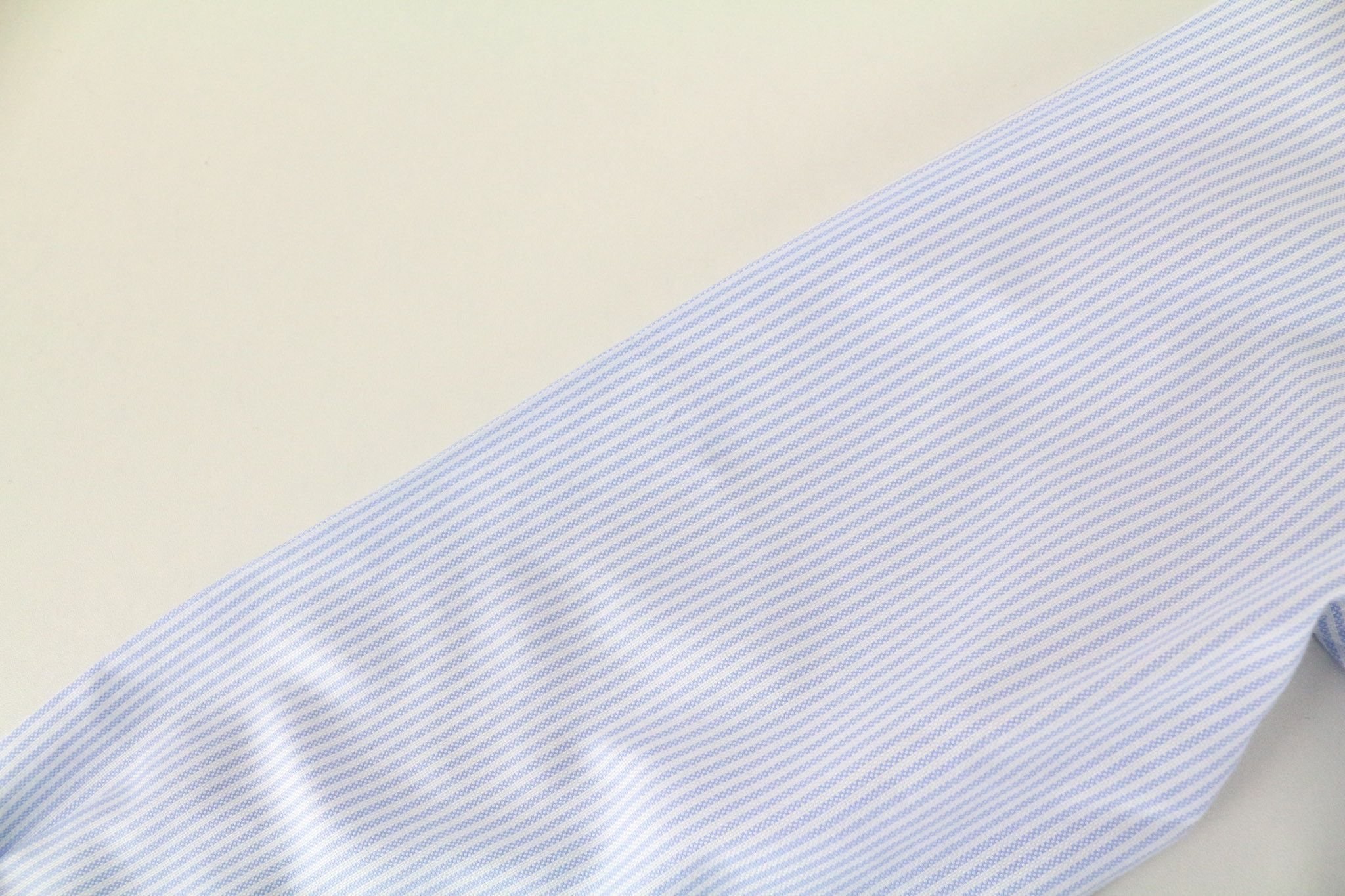 Suitsupply 39/15 1/2 Extra Slim Blue Cotton Striped 72682 Size 38R - 8 Thumbnail