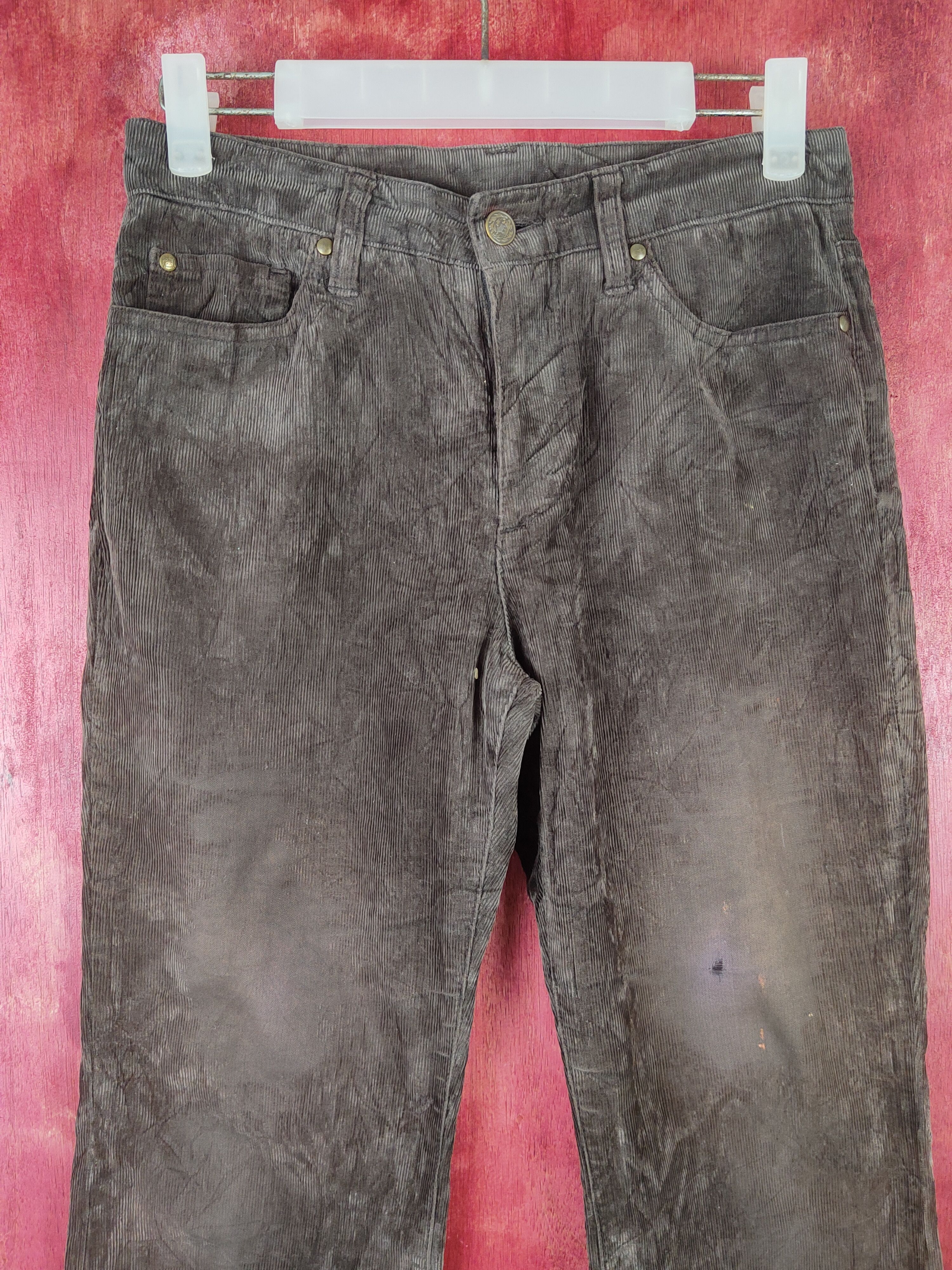 Uniqlo Uniqlo vintage Dark Brown japan Corduroy Pants #S1382 Size US 29 - 2 Thumbnail