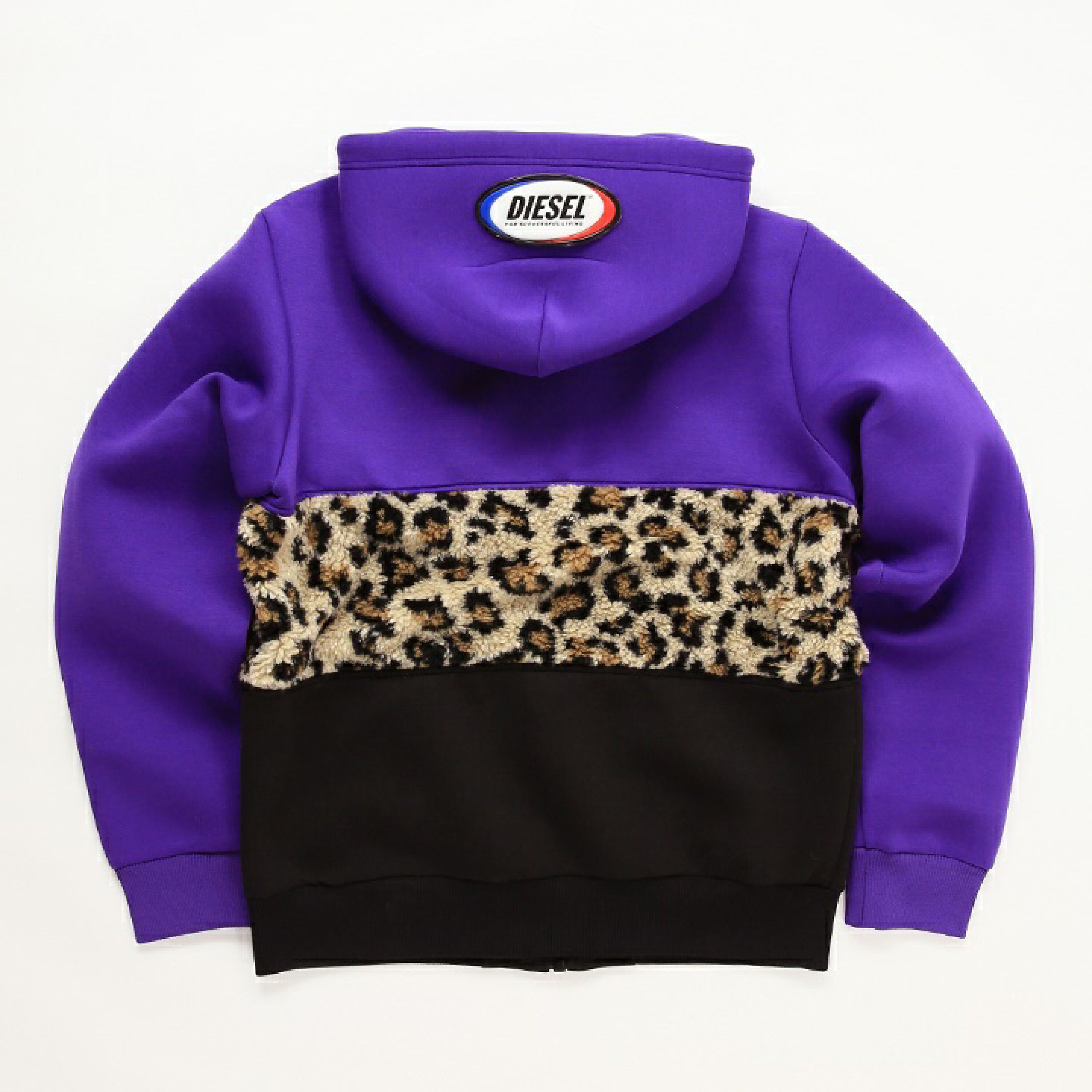Diesel Diesel leopard pattern boa switching multi color zip hoodie Size US M / EU 48-50 / 2 - 2 Thumbnail