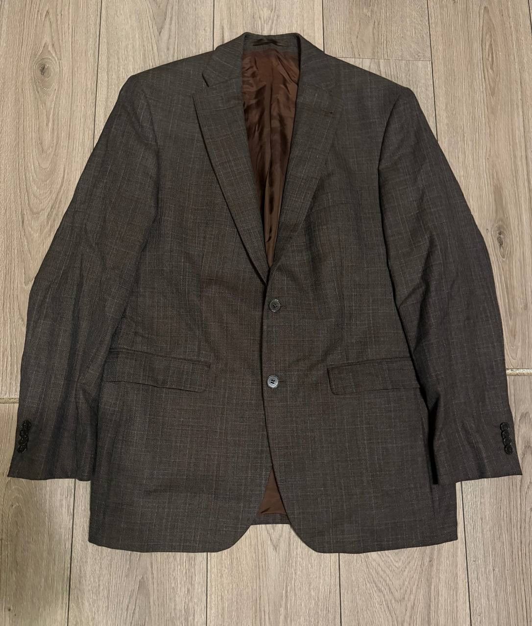 Other Reda Johann Mens Blazer Jacket Brown Size 52 Size 44R - 1 Thumbnail