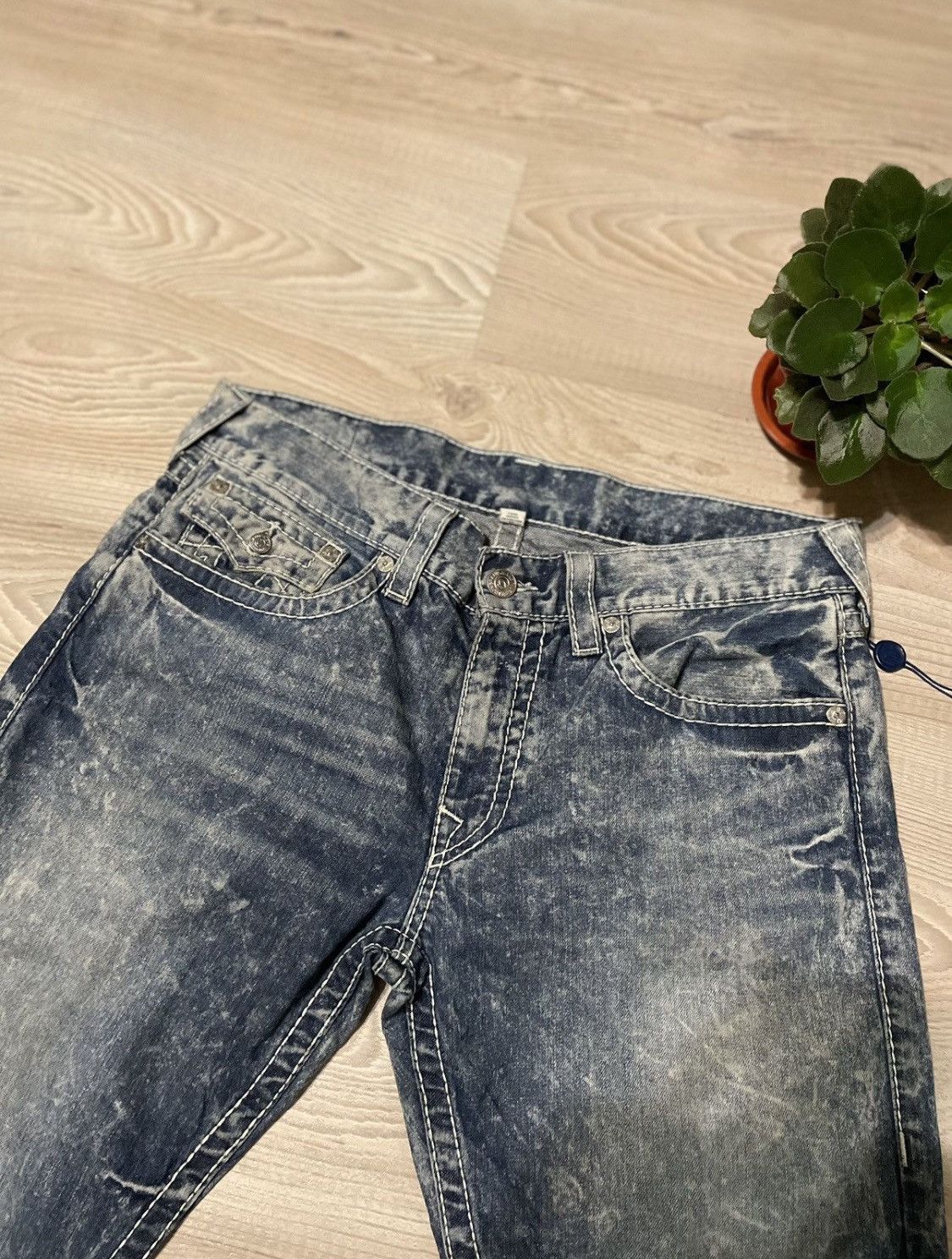 True Religion × Vintage True Religion Distressed Vintage Pants Size US 36 / EU 52 - 3 Thumbnail