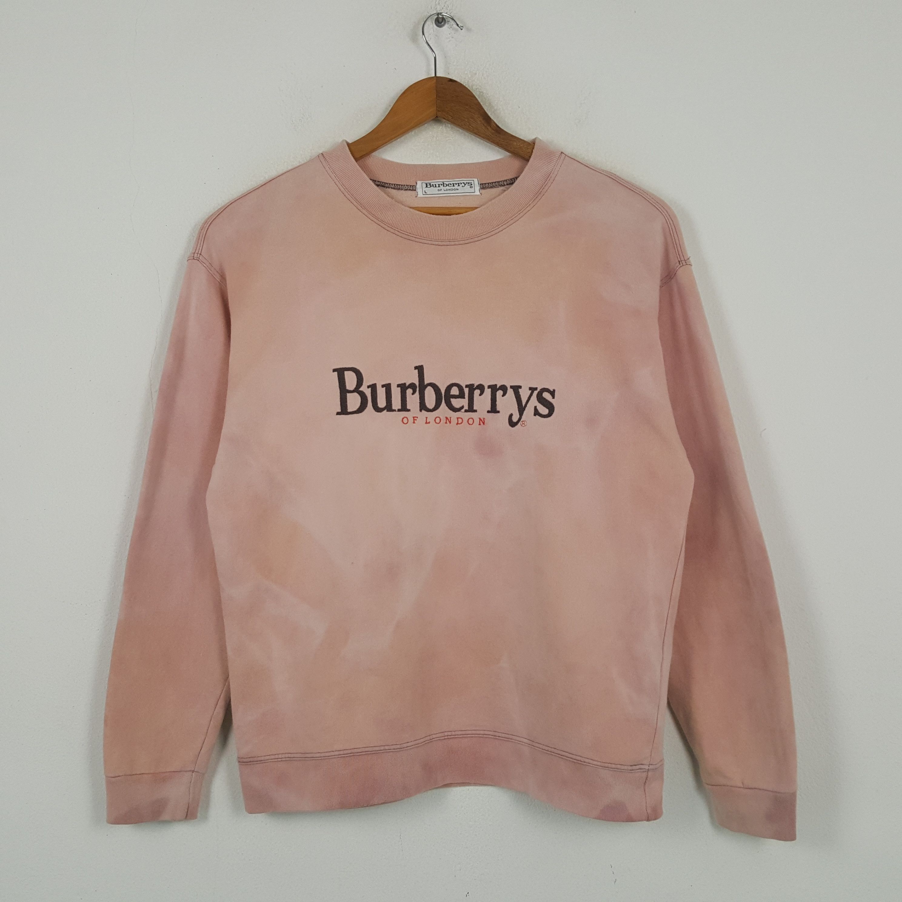 Vintage BURBERRY'S OF LONDON Distressed Sweatshirt C296N8