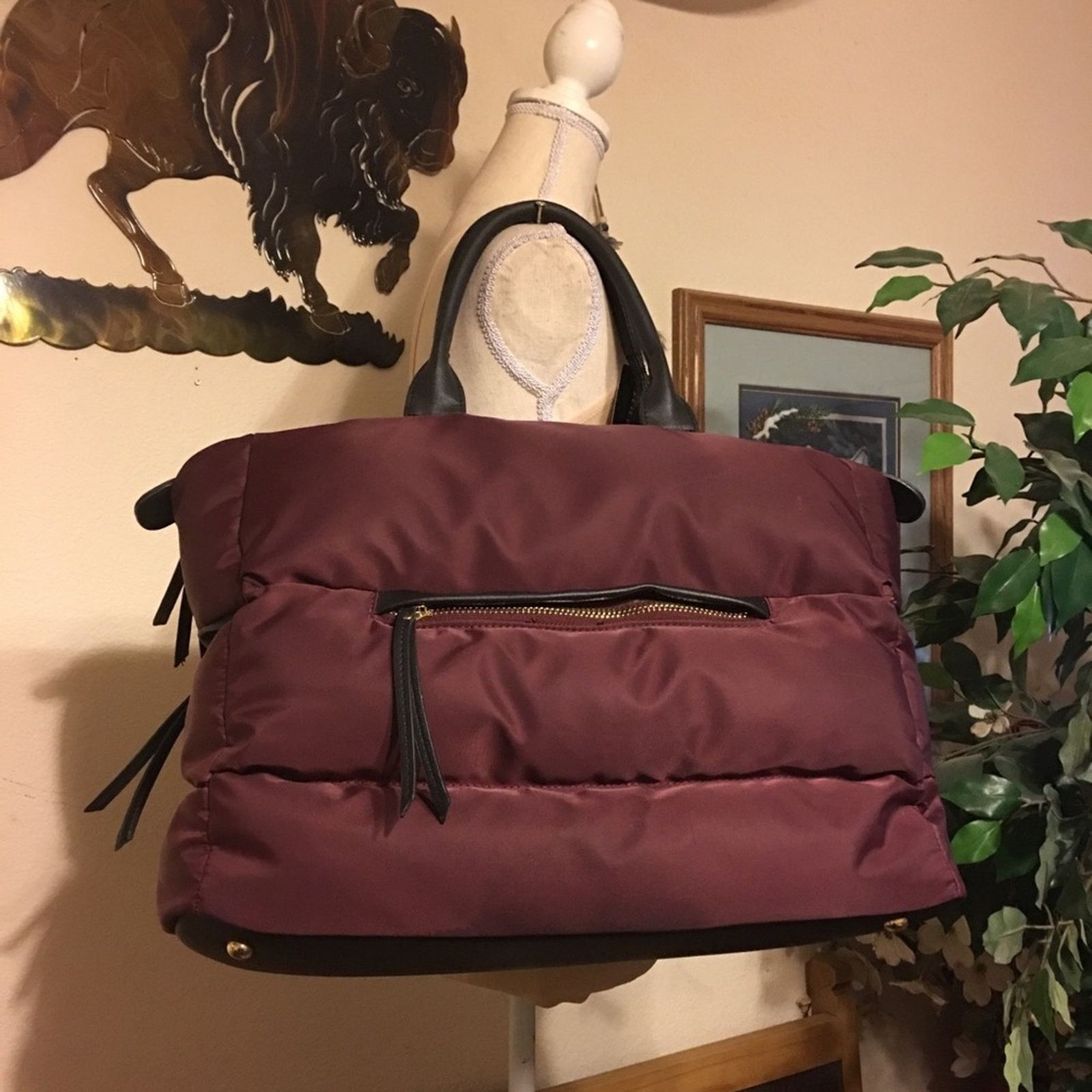 Other Adrienne Vittadini Quilted Puff Travel Gym bag Size ONE SIZE - 5 Thumbnail