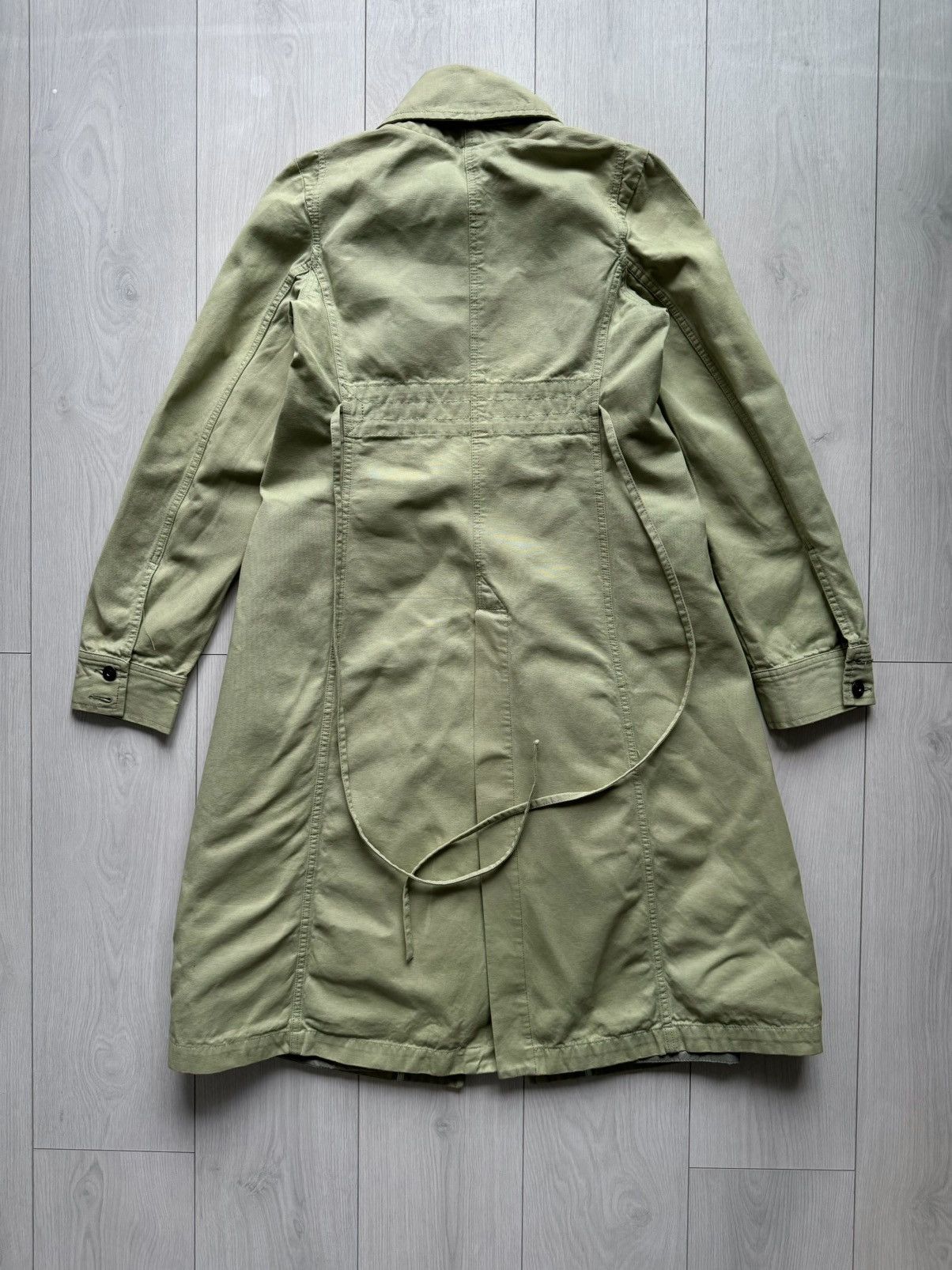 Diesel Vintage Diesel Coat Womens Canvas Trench archive avant garde Size M / US 6-8 / IT 42-44 - 4 Thumbnail