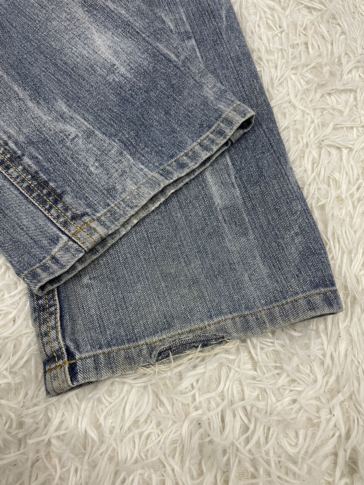 Japanese Brand Skull The World of Freedom Flare Jeans Pant Size US 33 - 16 Thumbnail