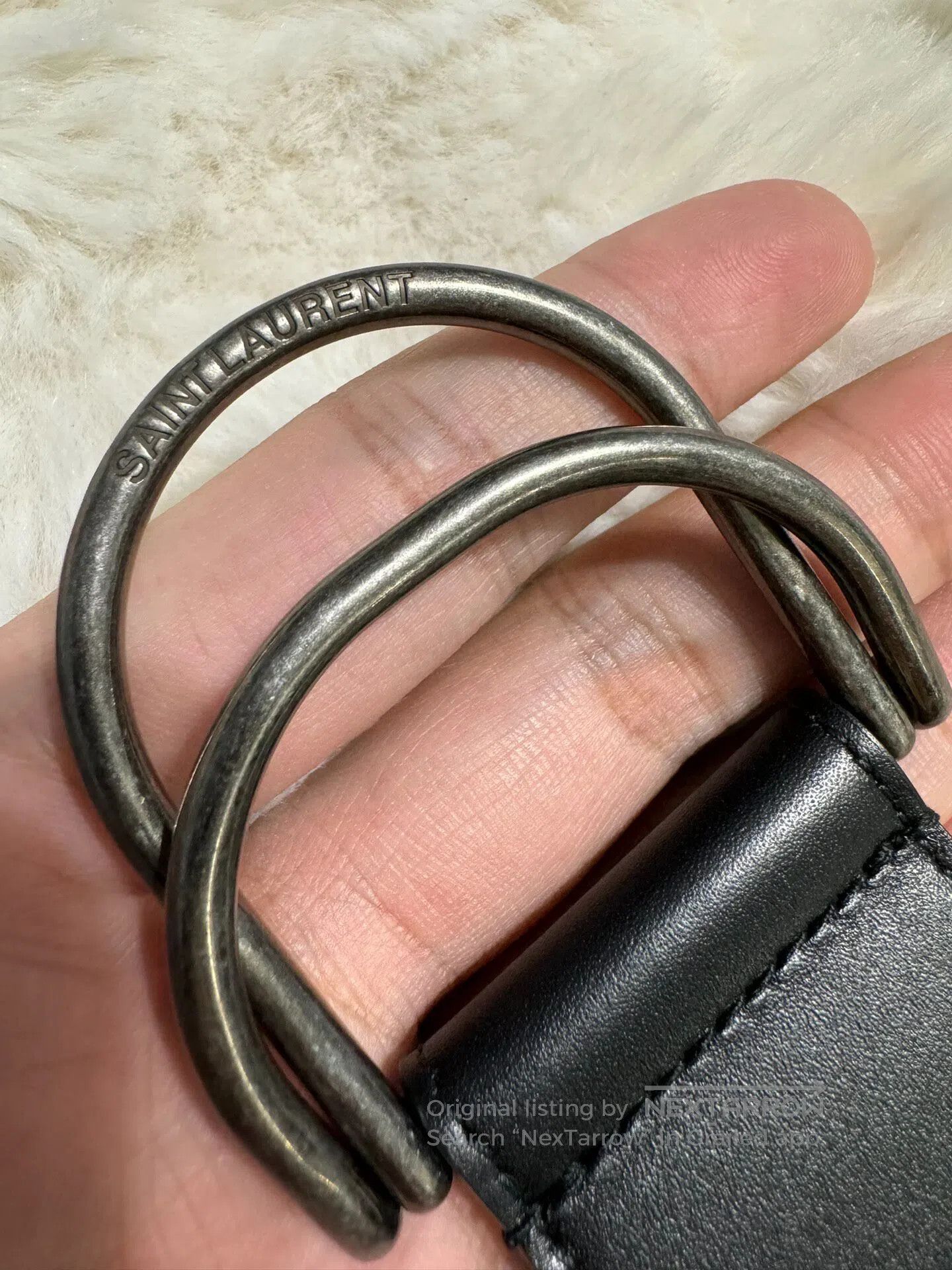 Saint Laurent Paris Saint Laurent Paris size 75 Buckle belt| Size ONE SIZE - 4 Thumbnail