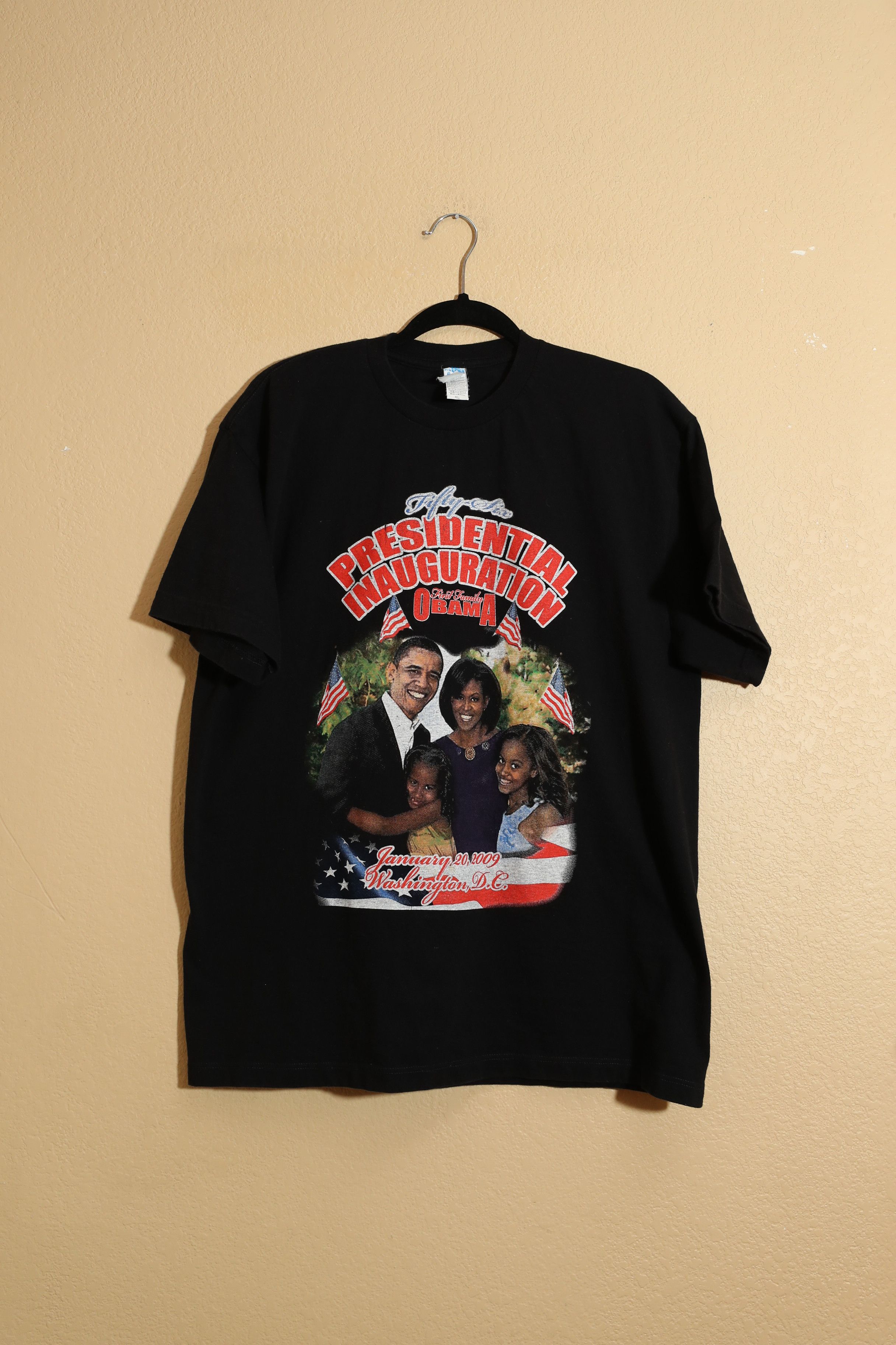 Vintage Obama First Family Presidential Inauguration 2009 Tee (XL) Size US XL / EU 56 / 4 - 1 Thumbnail