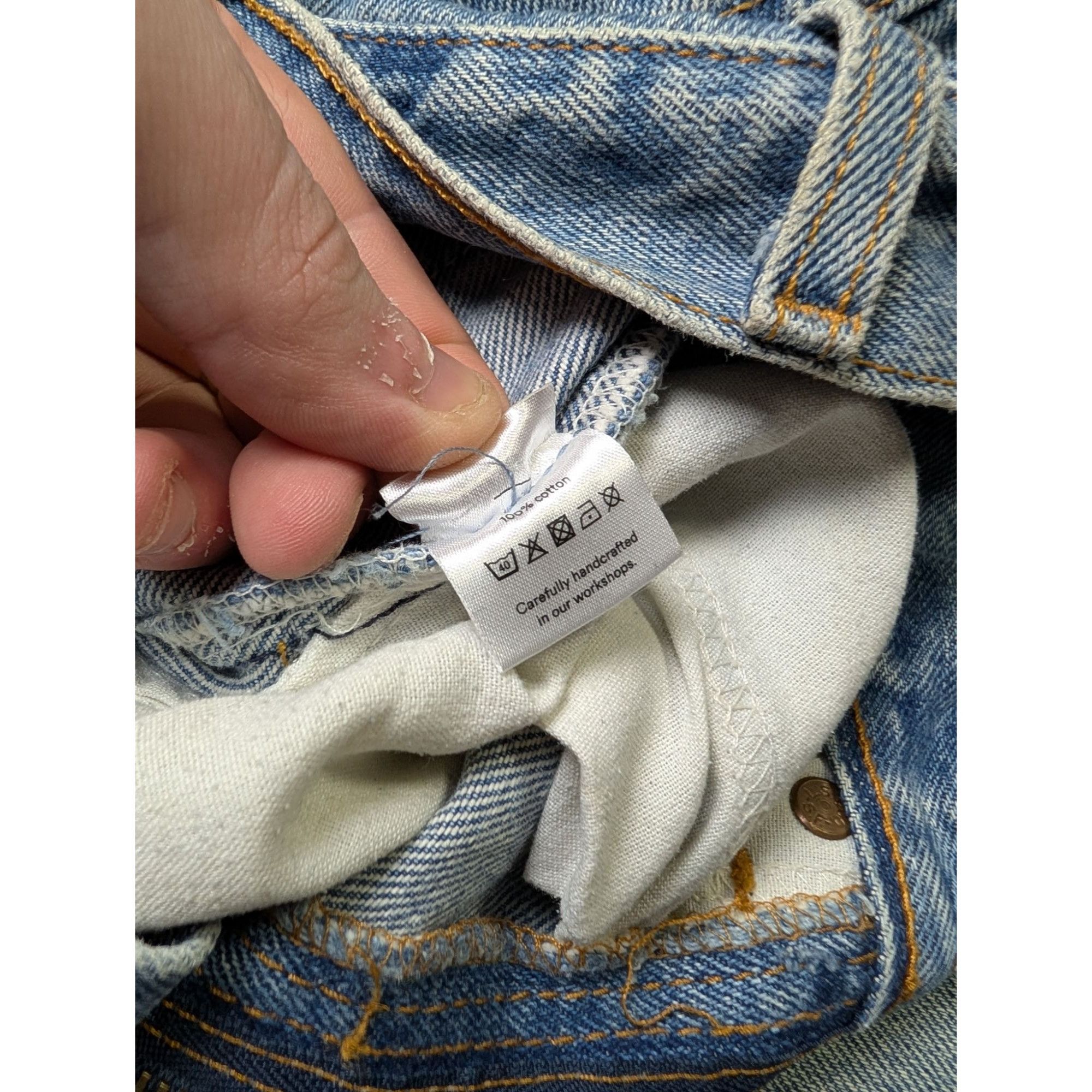 Levi's Levi's 550 Fizzen Rework Denim Jeans Pants (Y1072) Size US 31 - 9 Thumbnail