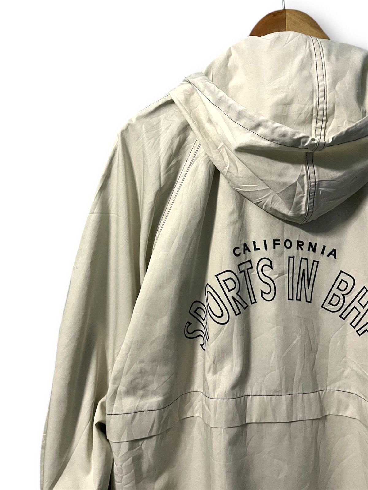 Beverly Hills Polo Club Beverly Hills Polo Club Windbreaker Women Beige Vintage Size M / US 6-8 / IT 42-44 - 5 Thumbnail