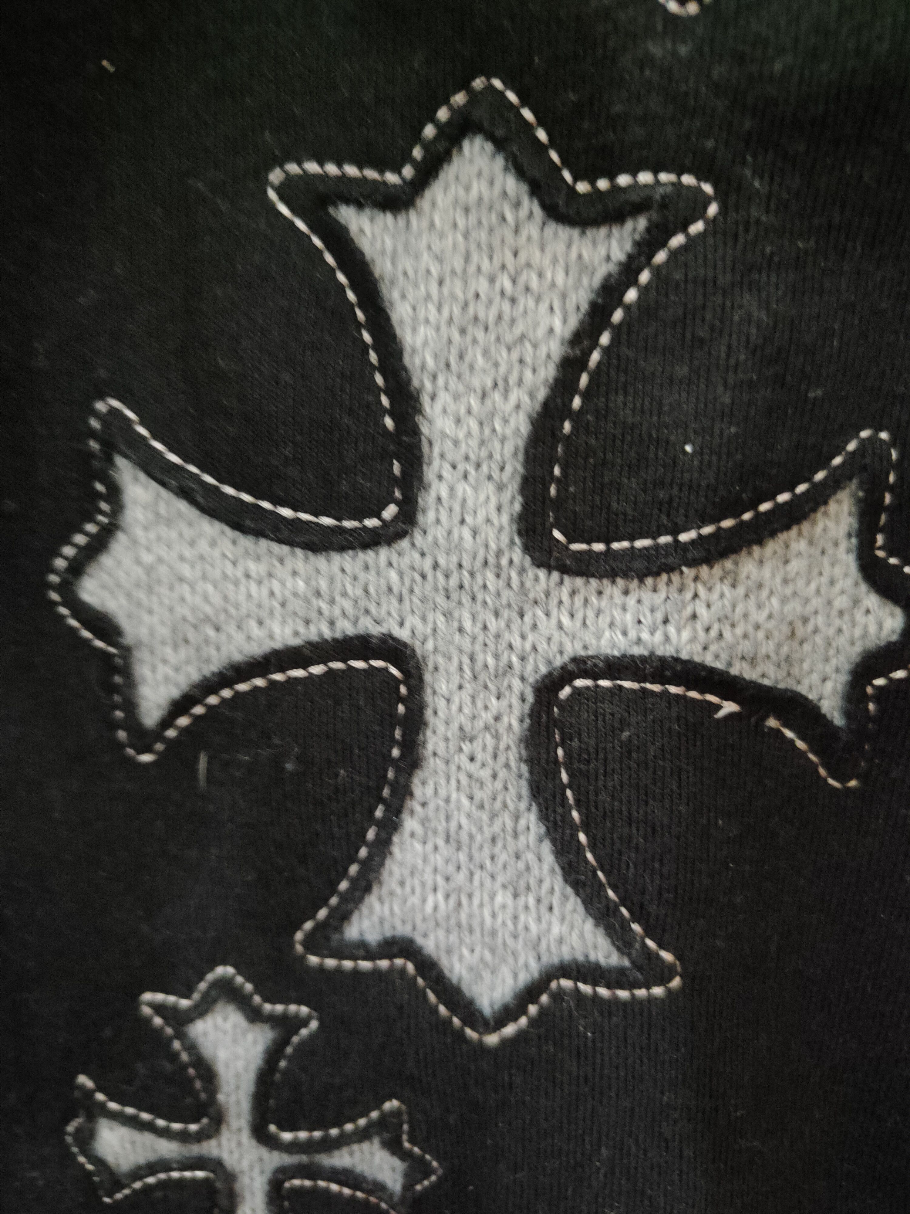 Japanese Brand GHTZ Chrome Hearts Inspired Sweater with extra long sleeves Size S / US 4 / IT 40 - 9 Thumbnail
