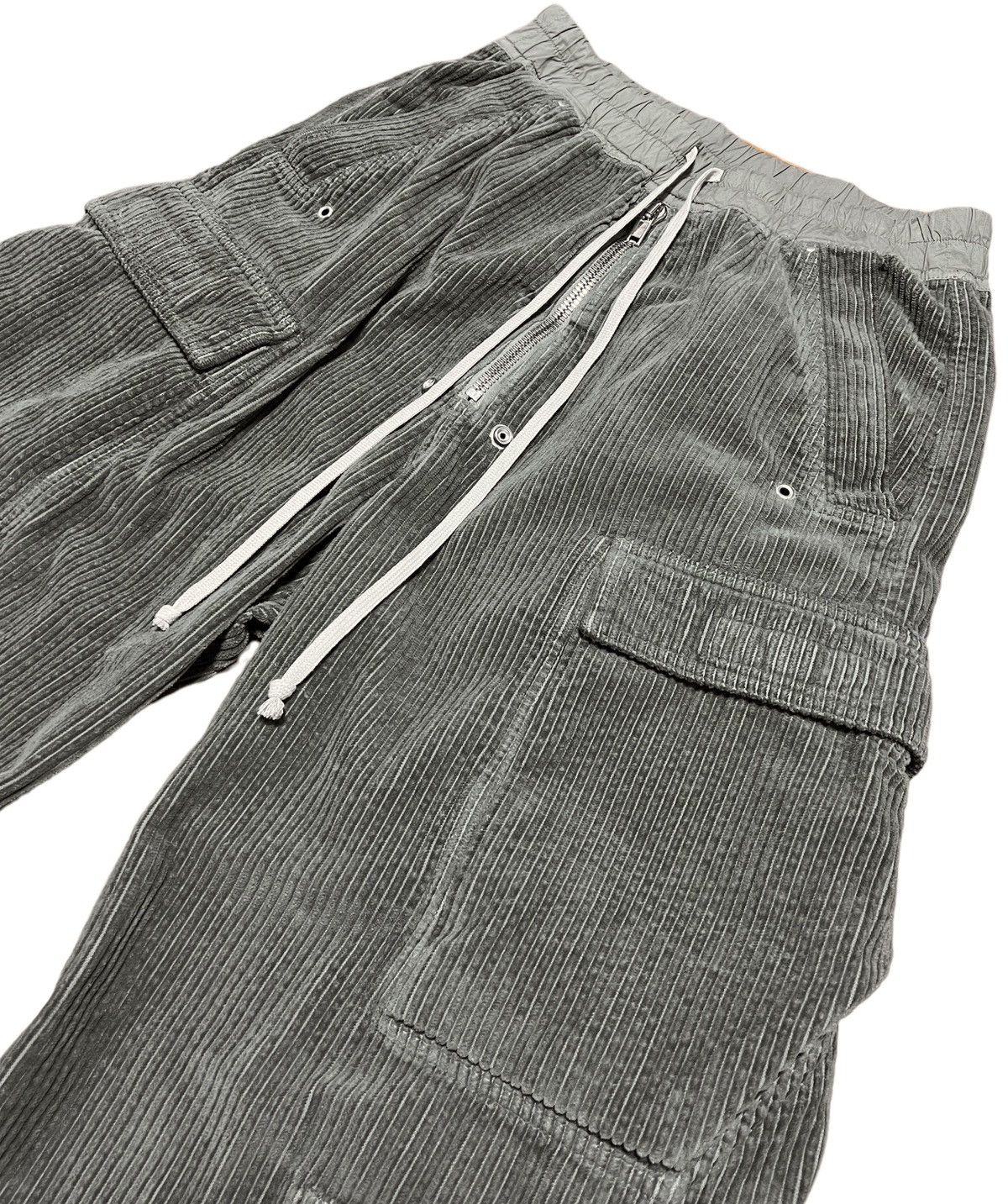 Rick Owens × Rick Owens Drkshdw Cargobela Cargo Belas “Hustler Blue” (Gray) Size US 30 / EU 46 - 2 Thumbnail