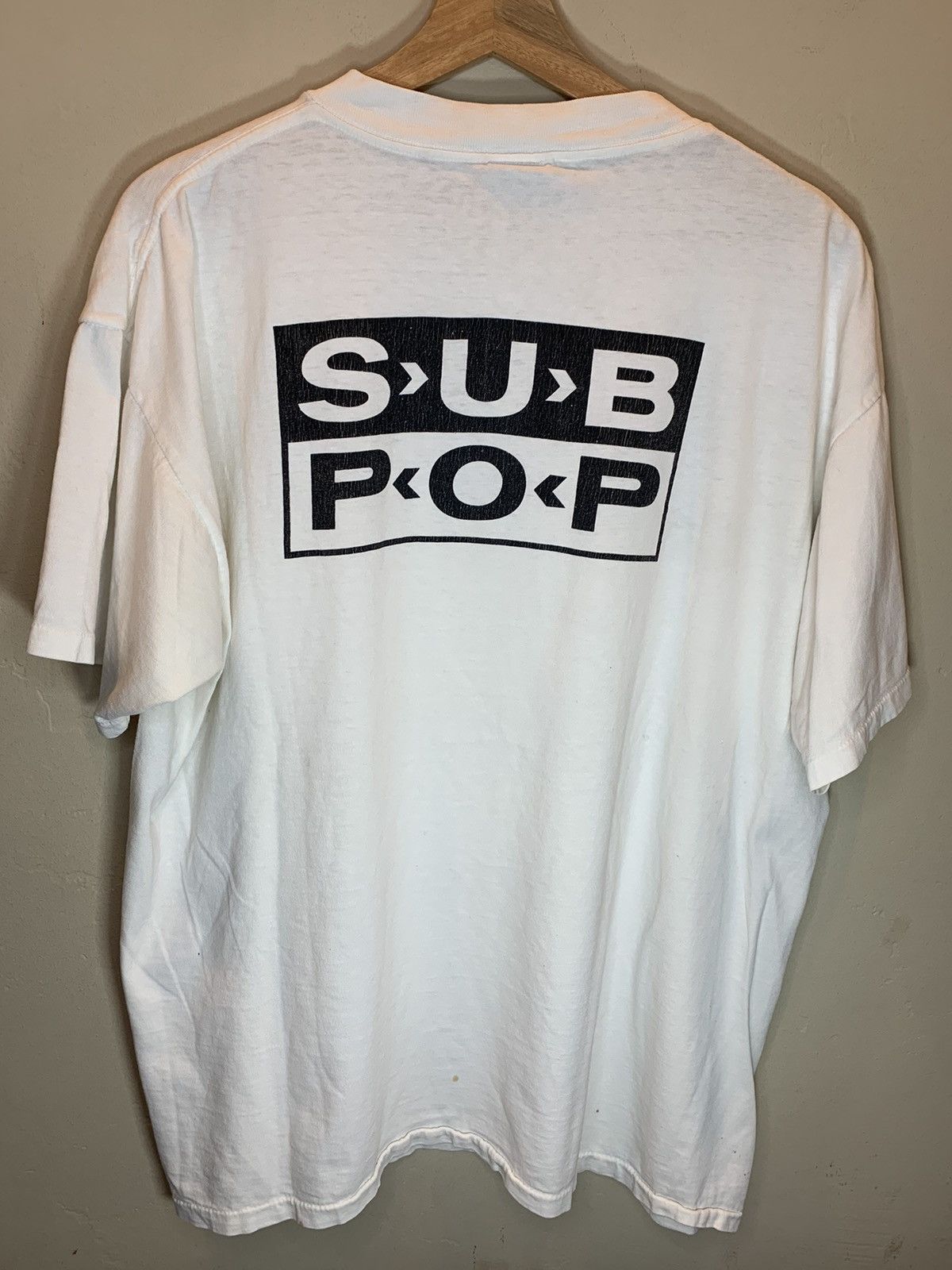 Band Tees *RARE* Vintage 1988 Sub Pop LOSER Kurt Cobain Nirvana Shirt Size US XL / EU 56 / 4 - 2 Thumbnail