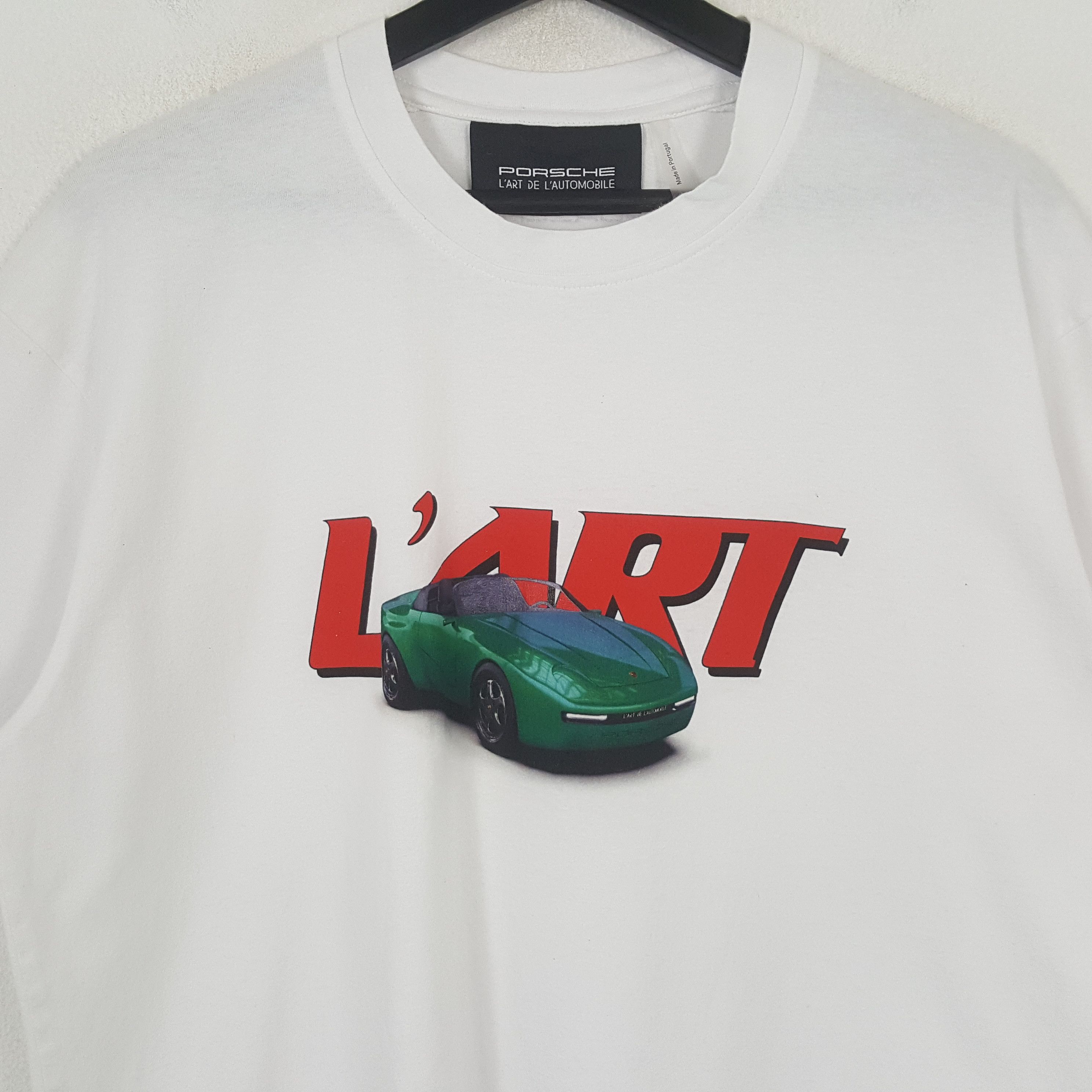 Porsche Design × Vintage PORCHE L'art Automobile Motorsports Tshirt C276N69 Size US L / EU 52-54 / 3 - 2 Thumbnail