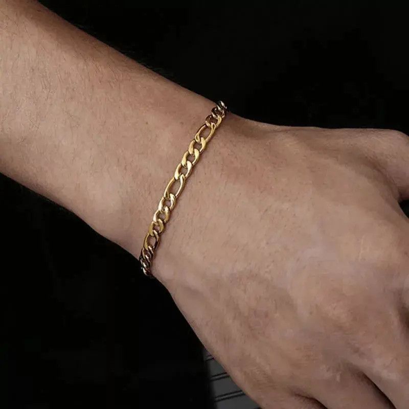 Jewelry Classic Figaro Chain Bracelet Size ONE SIZE - 1 Thumbnail