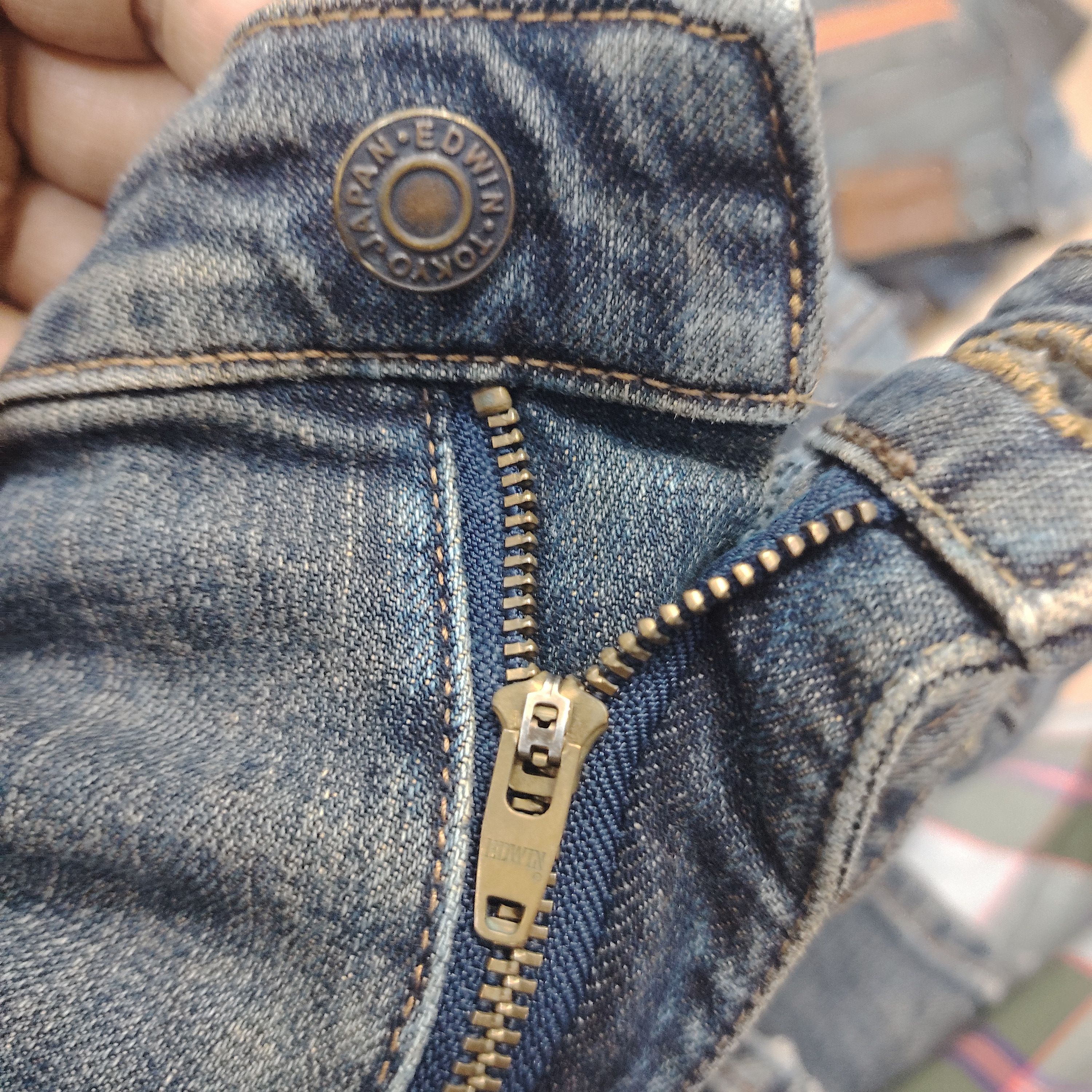 Edwin Vintage Edwin 503 Distressed Denim Made in Japan Size US 34 / EU 50 - 19 Thumbnail
