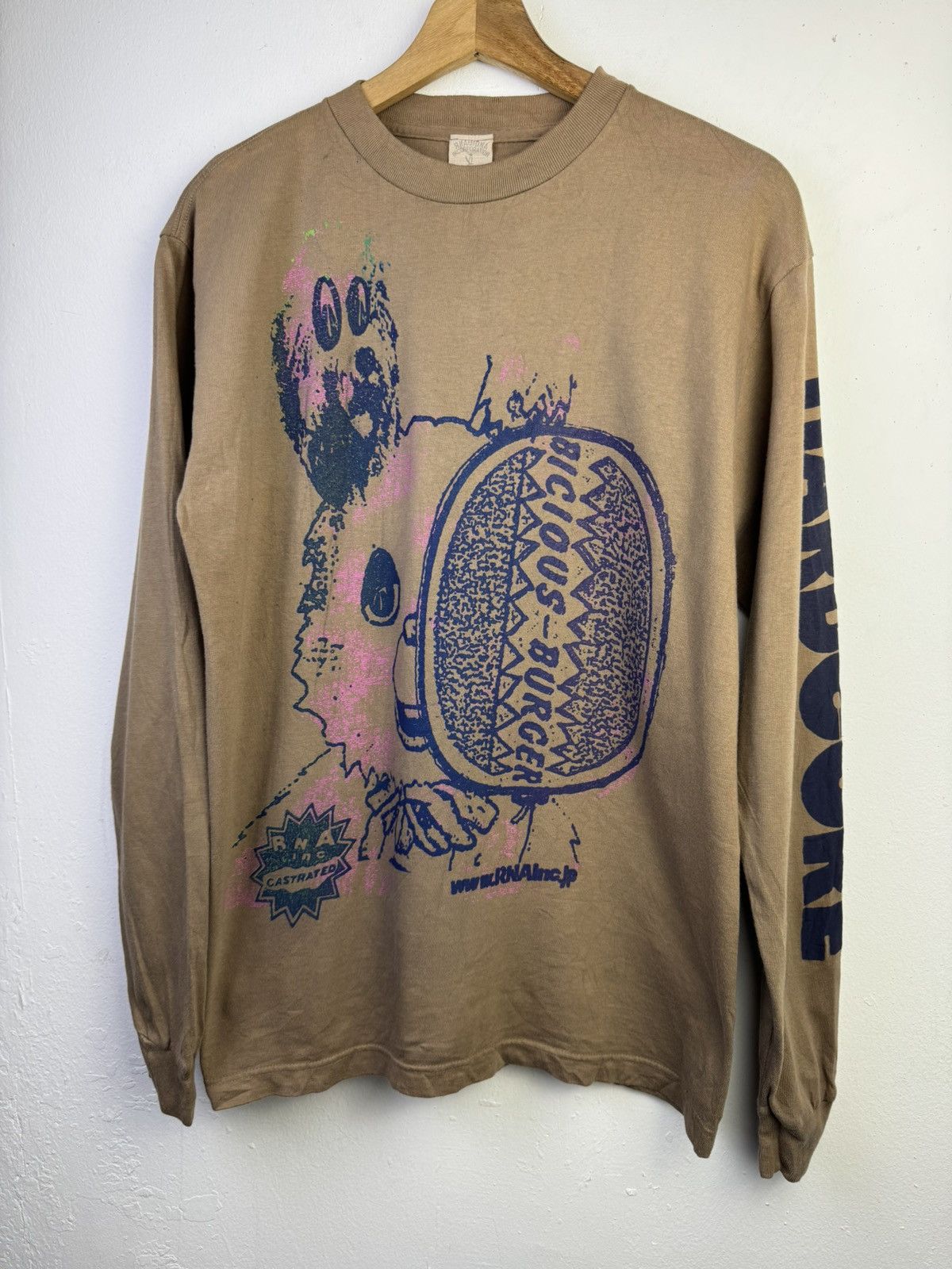 Japanese Brand RNA Pre DNA Bicious-Burger Rabbit long-sleeve T-shirt Size US M / EU 48-50 / 2 - 3 Thumbnail