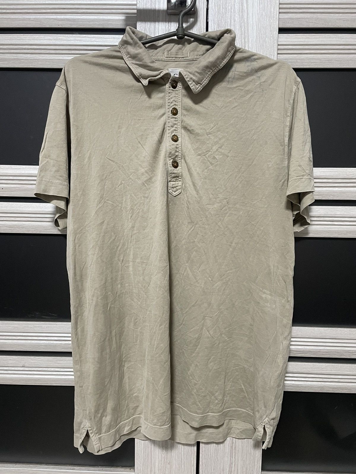 C.P. Company C.P. Company Massimo Osti Vintage Polo Shirt XXL Beige Size US XXL / EU 58 / 5 - 1 Thumbnail