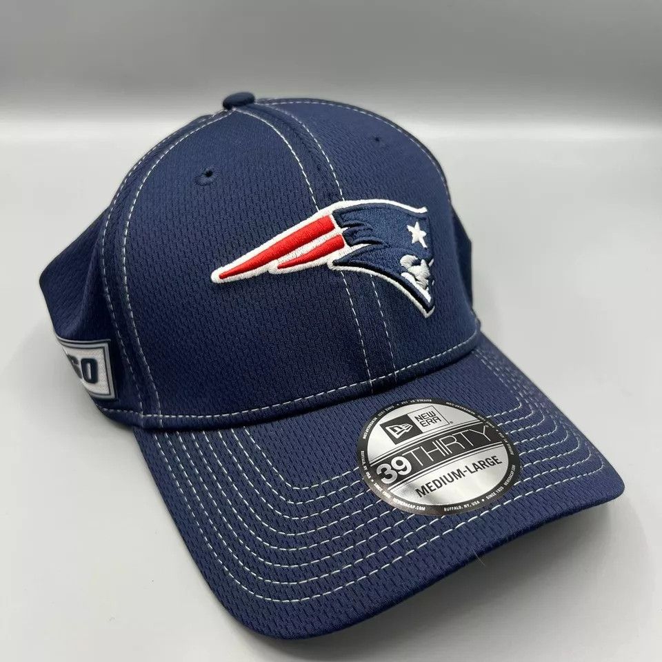 New Era New England Patriots Hat Men M-L Stretch Fitted New Size ONE SIZE - 3 Thumbnail
