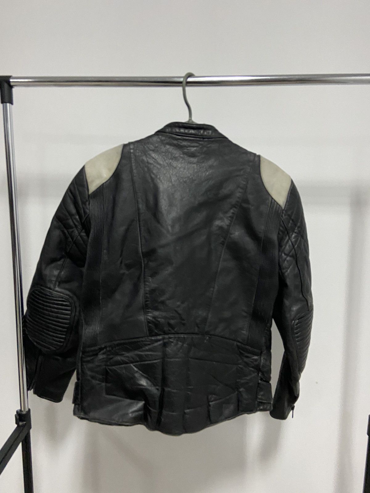 Vintage Racing moto leather jacket vintage zip biker motorcycle Size US M / EU 48-50 / 2 - 3 Thumbnail