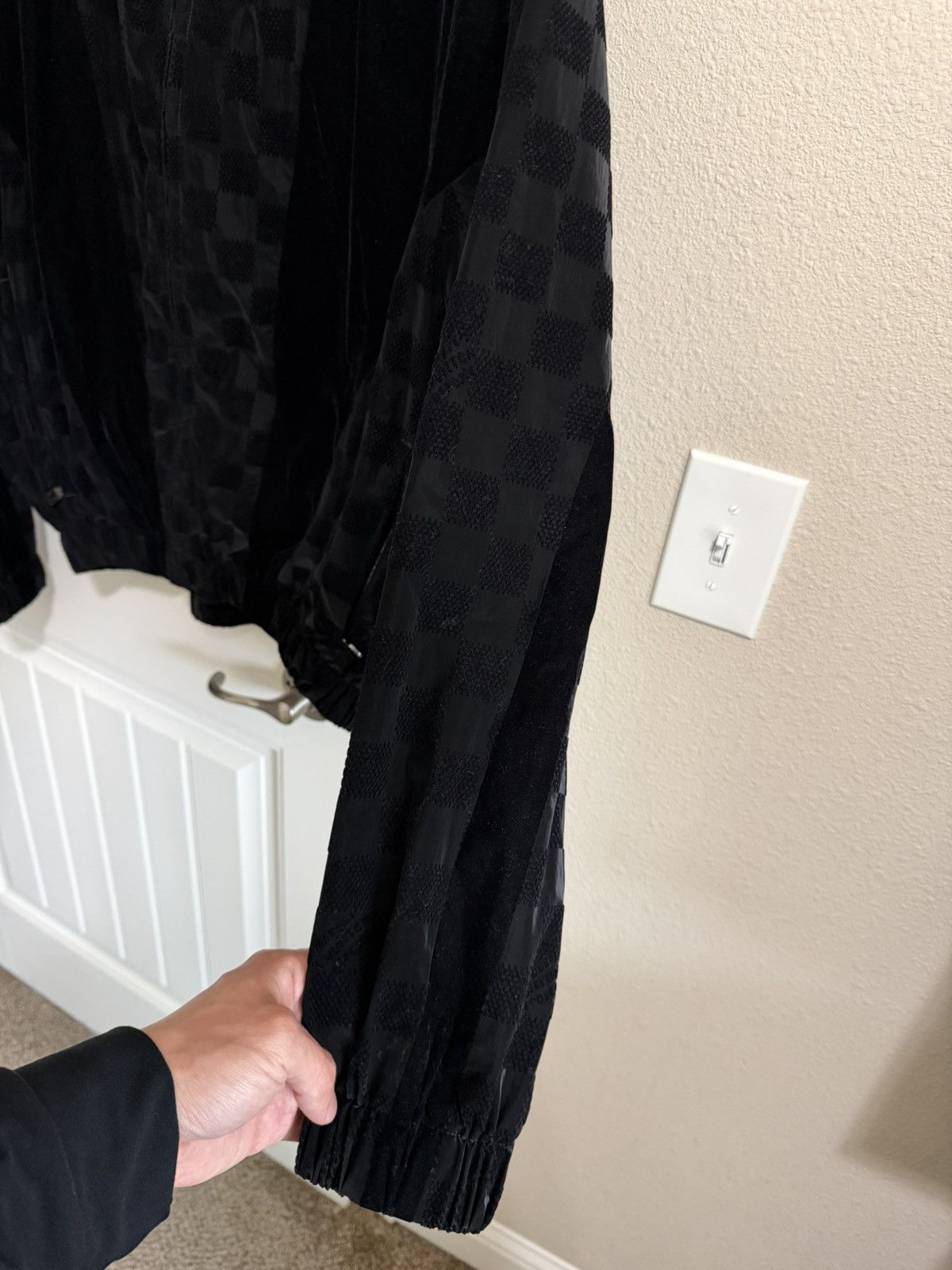 Louis Vuitton Louis Vuitton Flocked Damier Technical Tracksuit Top Size US L / EU 52-54 / 3 - 4 Thumbnail