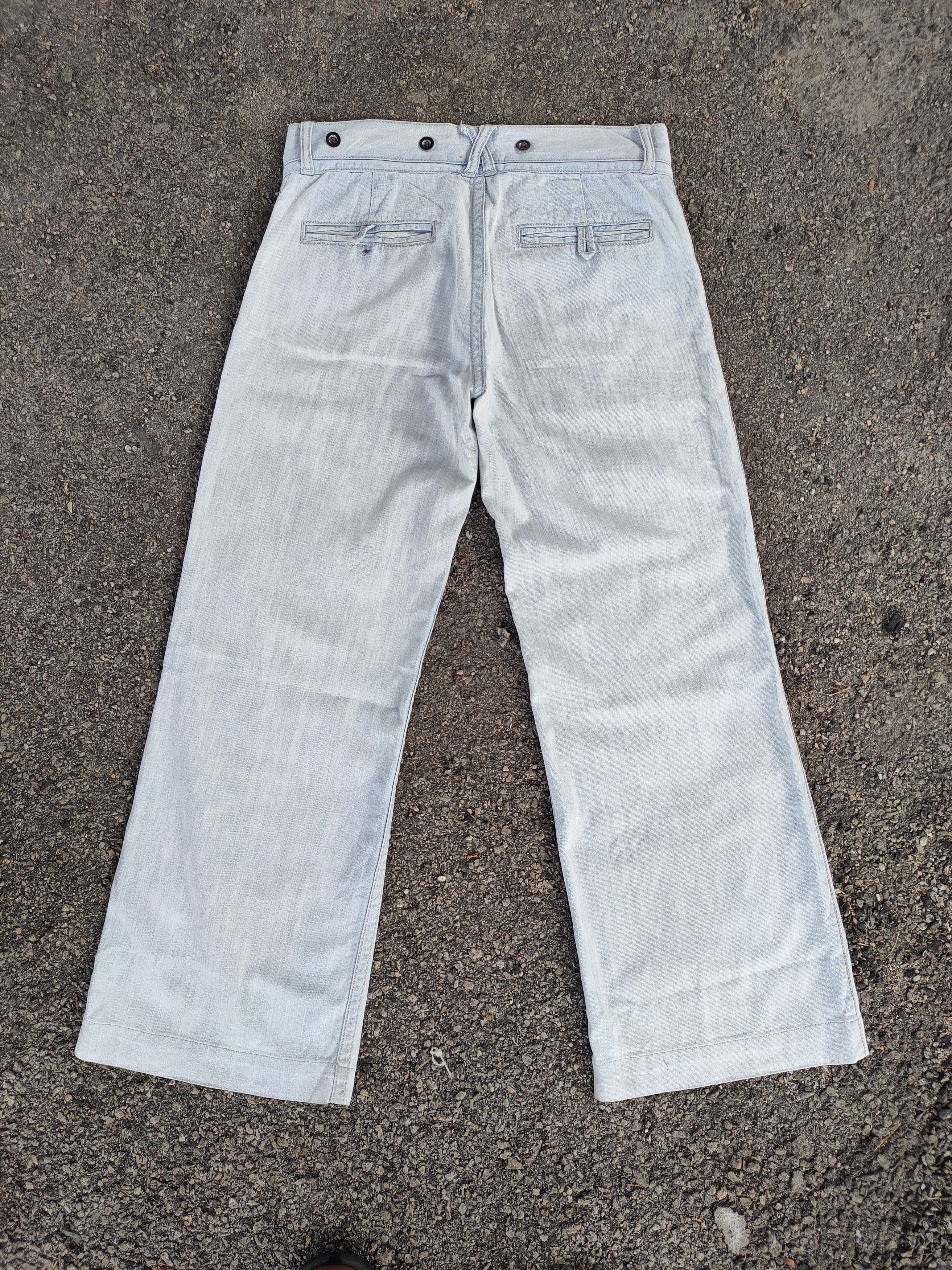 Japanese Brand VINTAGE JAPANESE FLARE FADED JEANS DENIM PANTS Size US 31 - 7 Thumbnail
