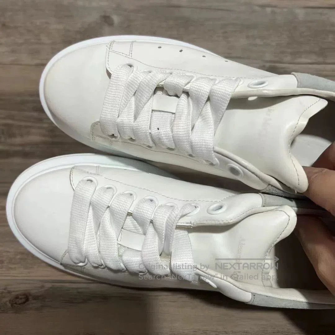 Alexander McQueen Alexander McQueen Gray White Sneakers. Size US 6 / EU 39 - 4 Thumbnail
