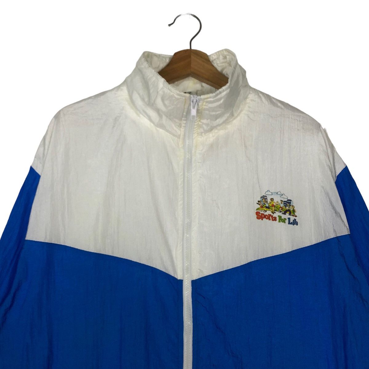 Cartoon Network 🔥90’s Vintage Nylon Bomber Jacket Sports For Life Big Logo Size US XL / EU 56 / 4 - 3 Thumbnail