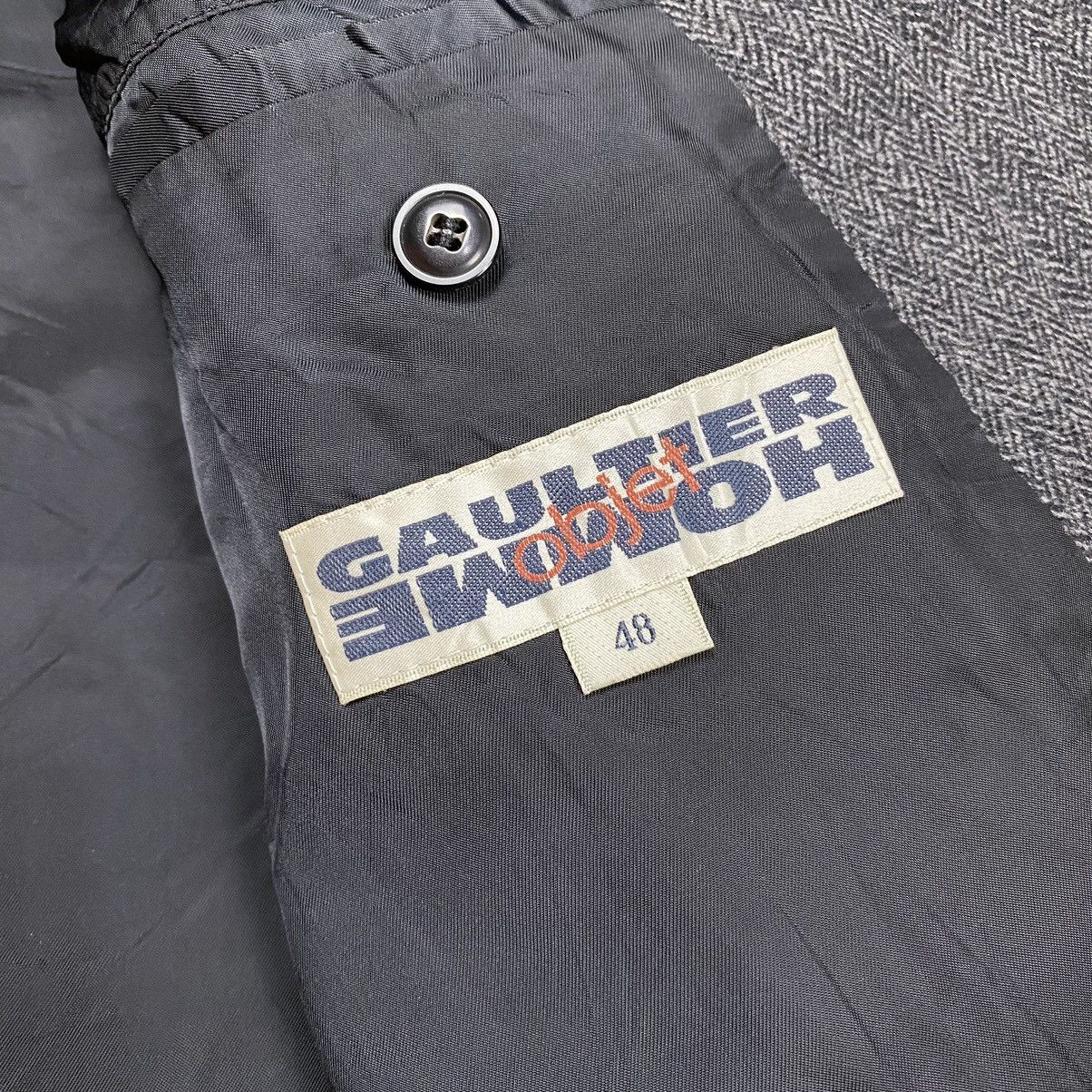 Jean Paul Gaultier Jean Paul Gaultier Herringbone Wool Coat Size US L / EU 52-54 / 3 - 7 Thumbnail