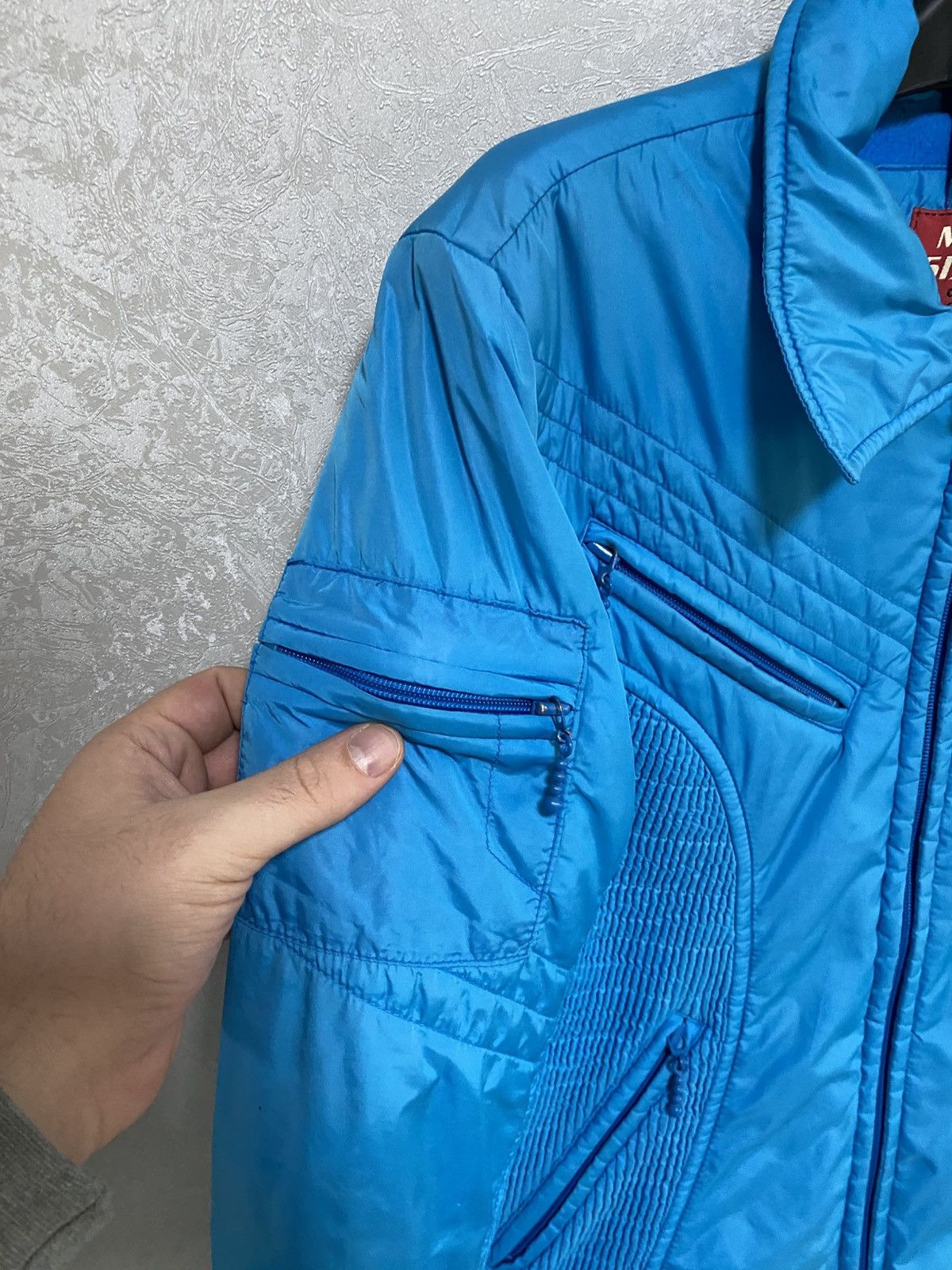 Miss Sixty RARE 90’s MISS SIXTY MADE IN ITALY BLUE AVANTGARDE JACKET Size M / US 6-8 / IT 42-44 - 8 Thumbnail