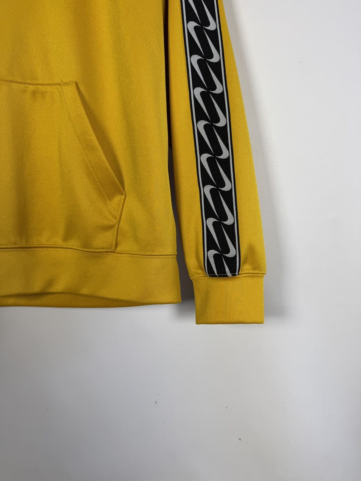 Nike Nike Tape Poly Over The Head Hoodie Swoosh Logo Yellow Small Size S / US 4 / IT 40 - 5 Thumbnail