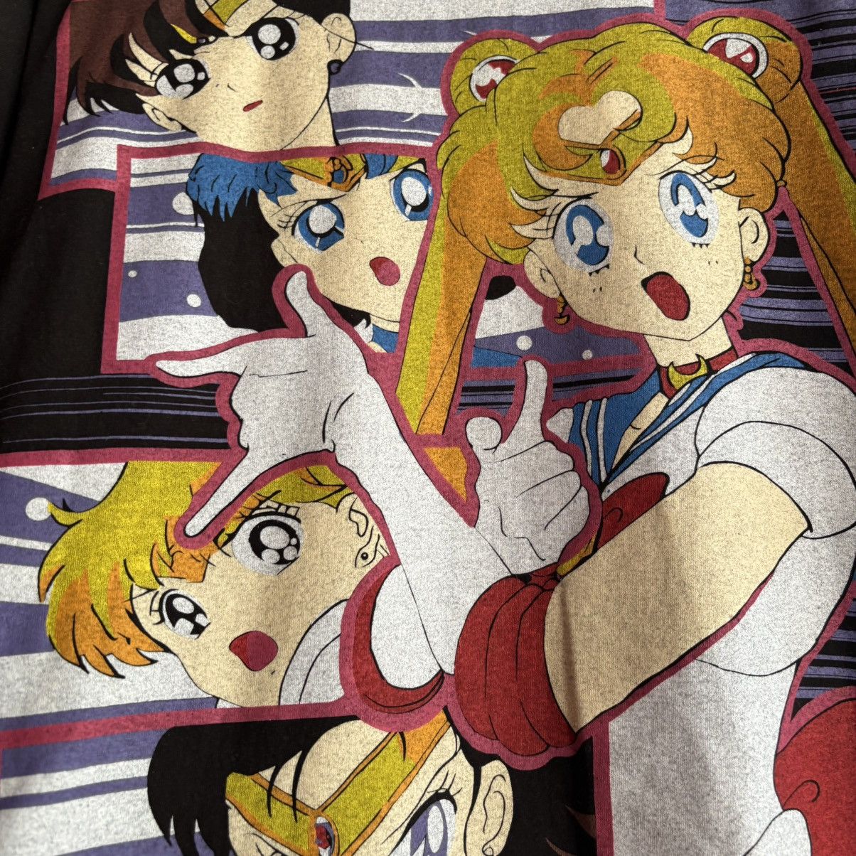 Vintage Grail Vintage 90’s Sailor Moon Anime T-Shirt Single Stitch Size US L / EU 52-54 / 3 - 4 Thumbnail
