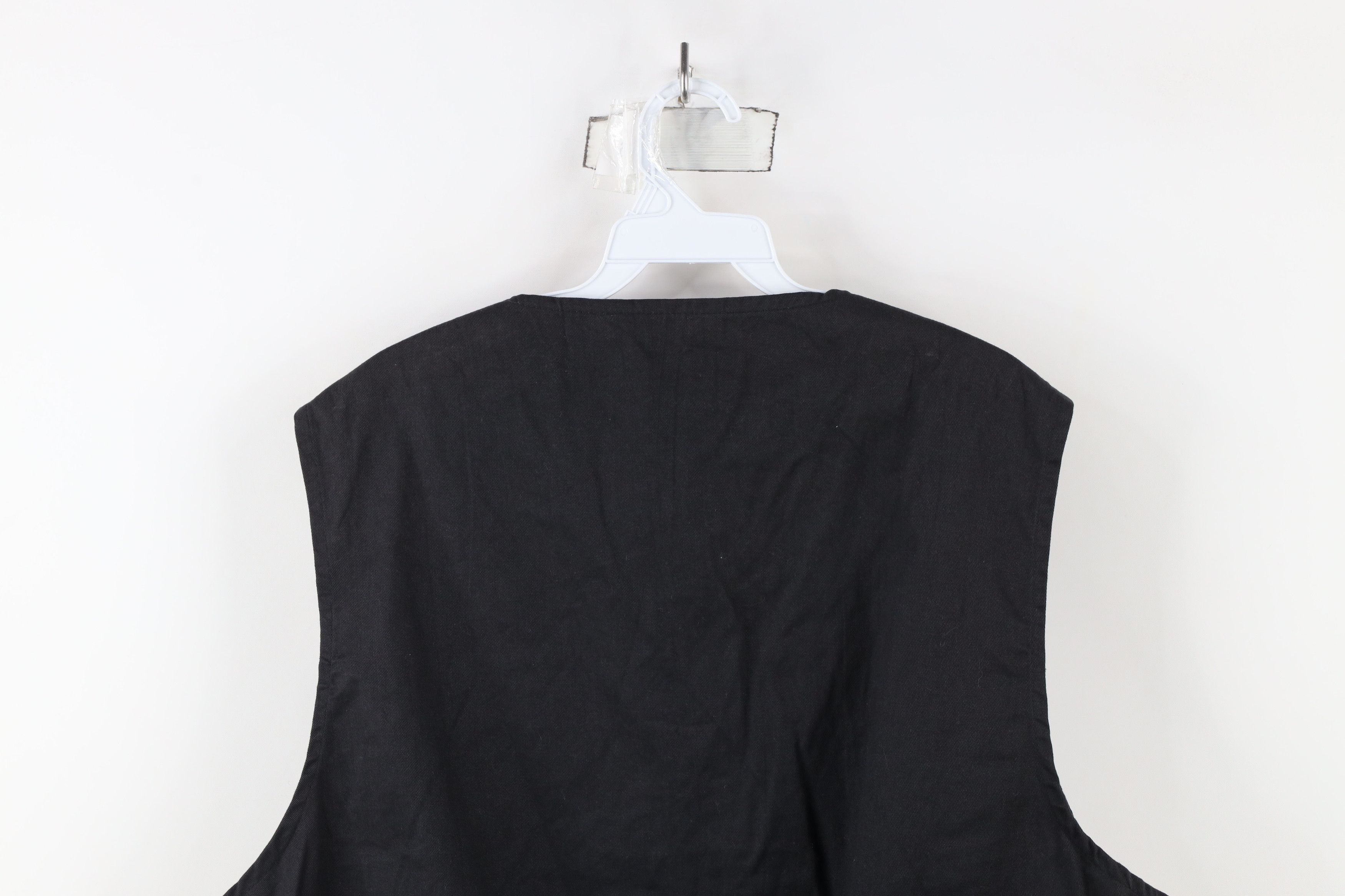 Vintage Vintage 90s Streetwear Flower Buckle Back Vest Jacket Size 4XL / US 24-26 - 10 Thumbnail