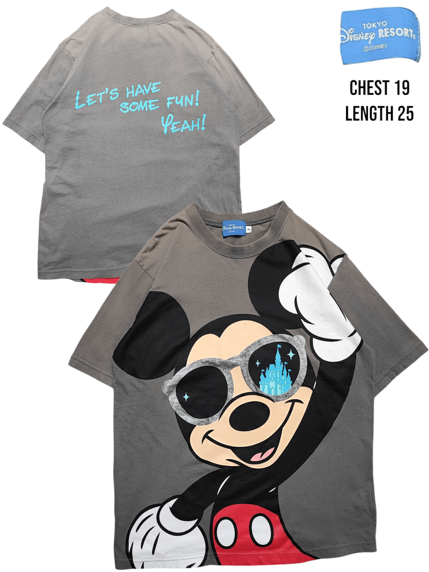 Disney × Too Cute Guetta Bros. × Who Decides War Disney Mickey Tshirt Distress Size US M / EU 48-50 / 2 - 1 Thumbnail