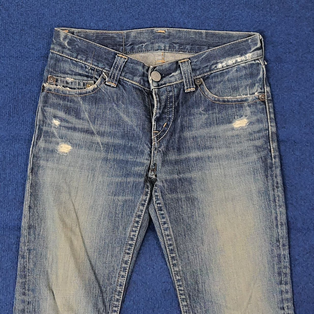 Hysteric Glamour Vintage Hysteric Glamour Kinky Custom Logo Jeans C258N12 Size 31" - 5 Thumbnail