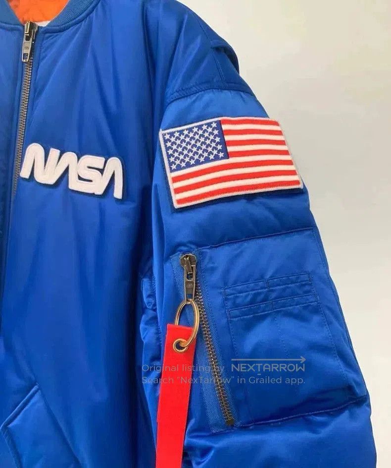 Balenciaga Balenciaga NASA Collaboration Blue Flight Jacket. Size US S / EU 44-46 / 1 - 3 Thumbnail