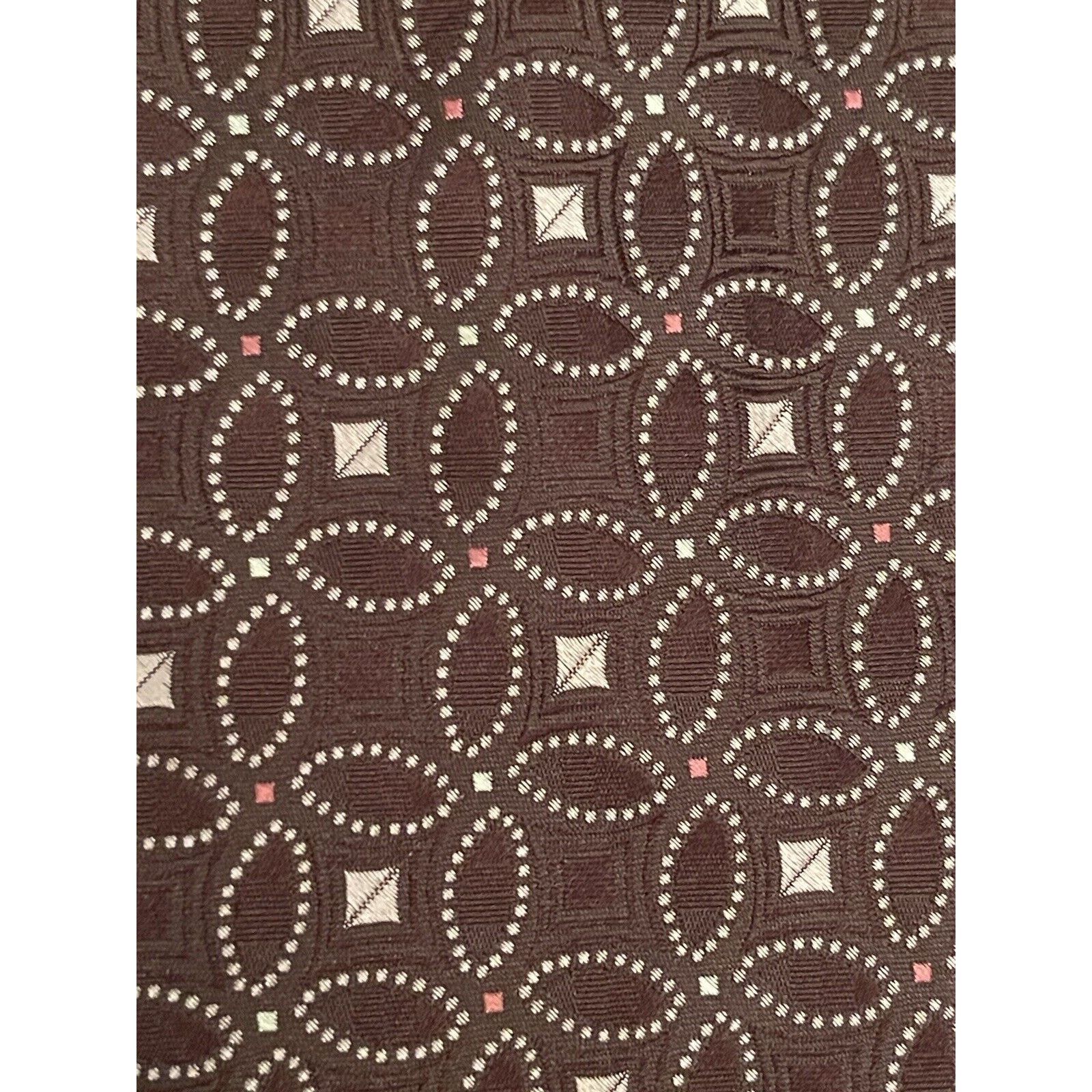 Burma Bibas Burma Bibas Brown Pink 100% Silk Made In China Size ONE SIZE - 9 Thumbnail